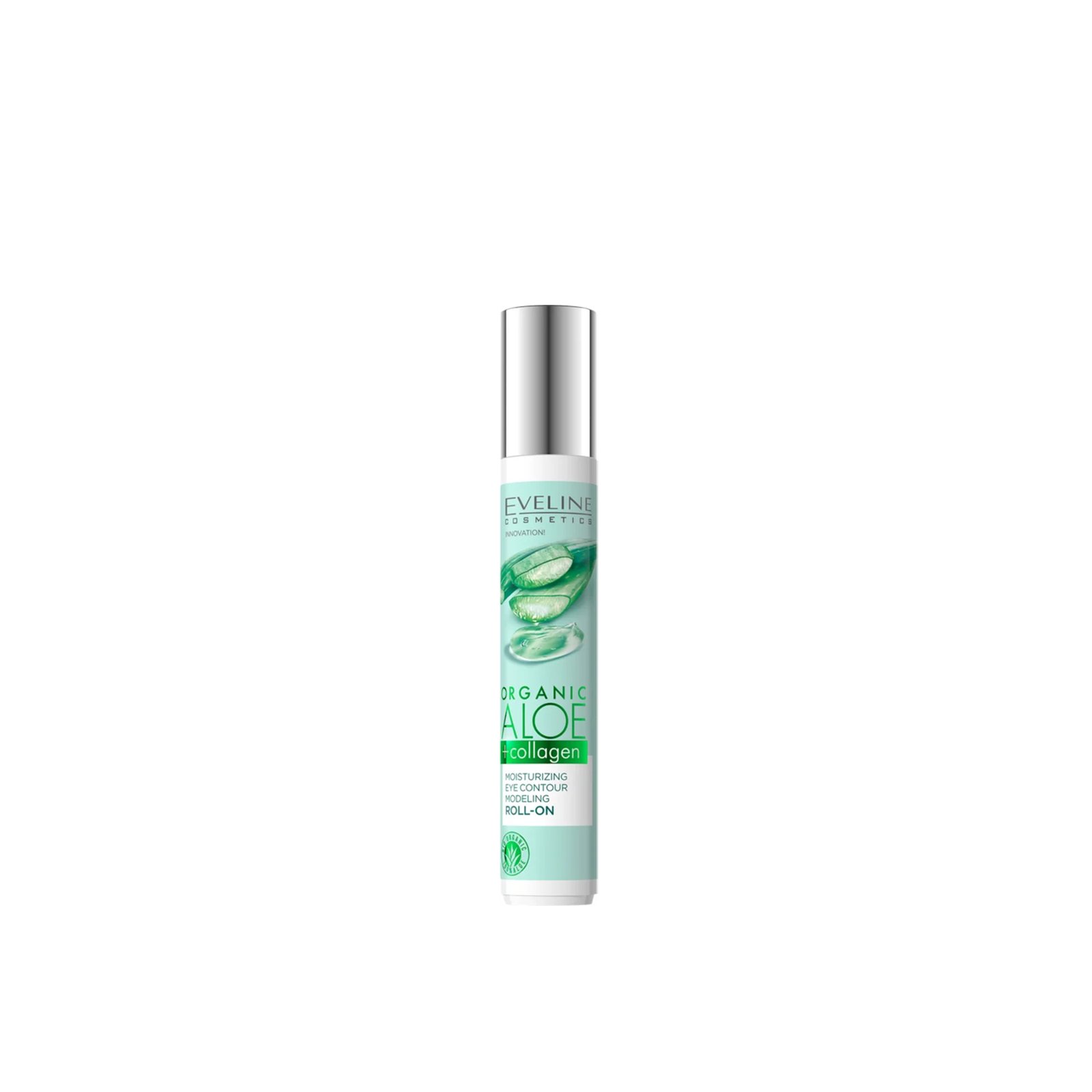 Eveline Cosmetics Organic Aloe + Collagen Moisturizing Eye Contour Modeling Roll-On 15ml (0.53 fl oz)