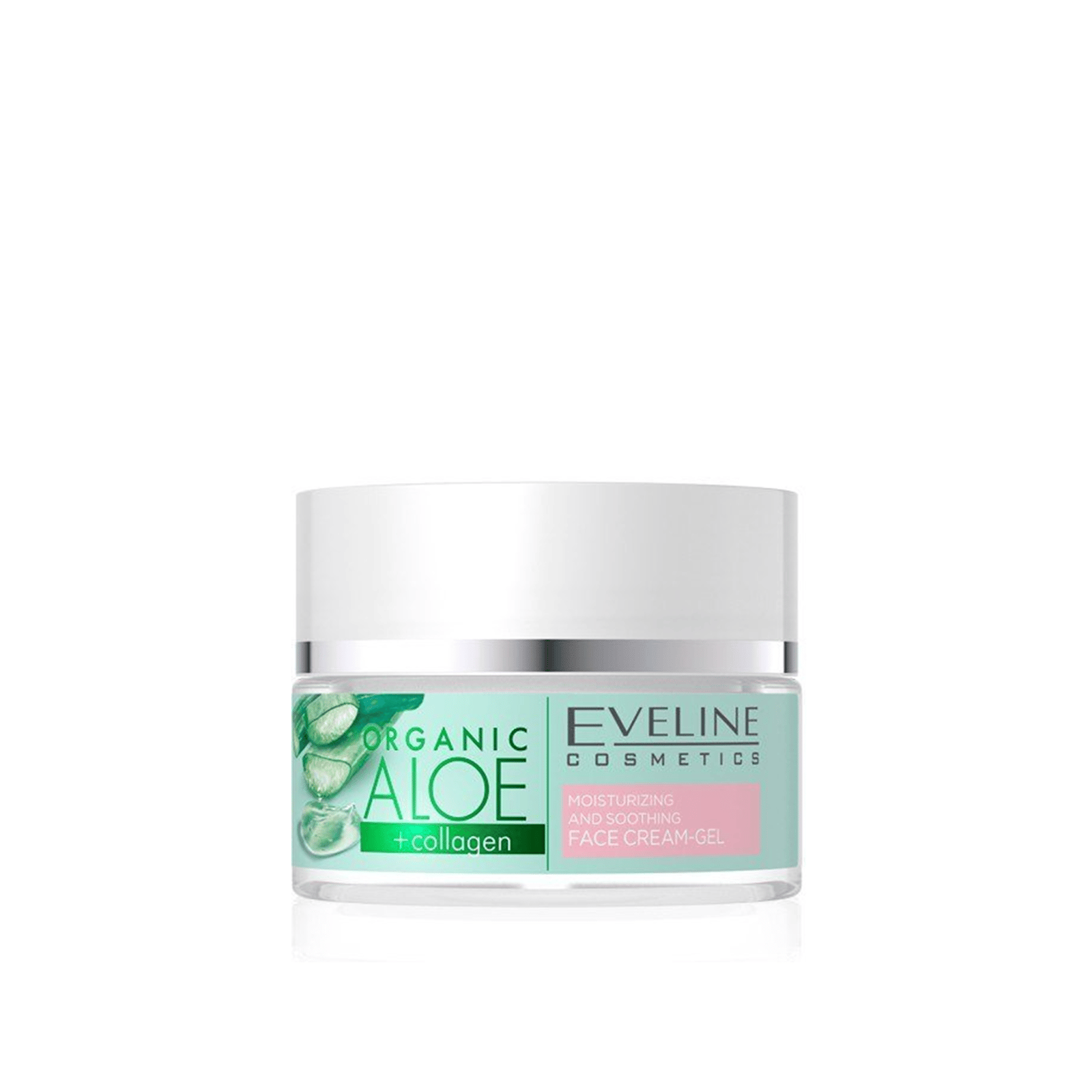 Eveline Cosmetics Organic Aloe Moisturizing and Soothing Face Cream-Gel 50ml (1.76 fl oz)
