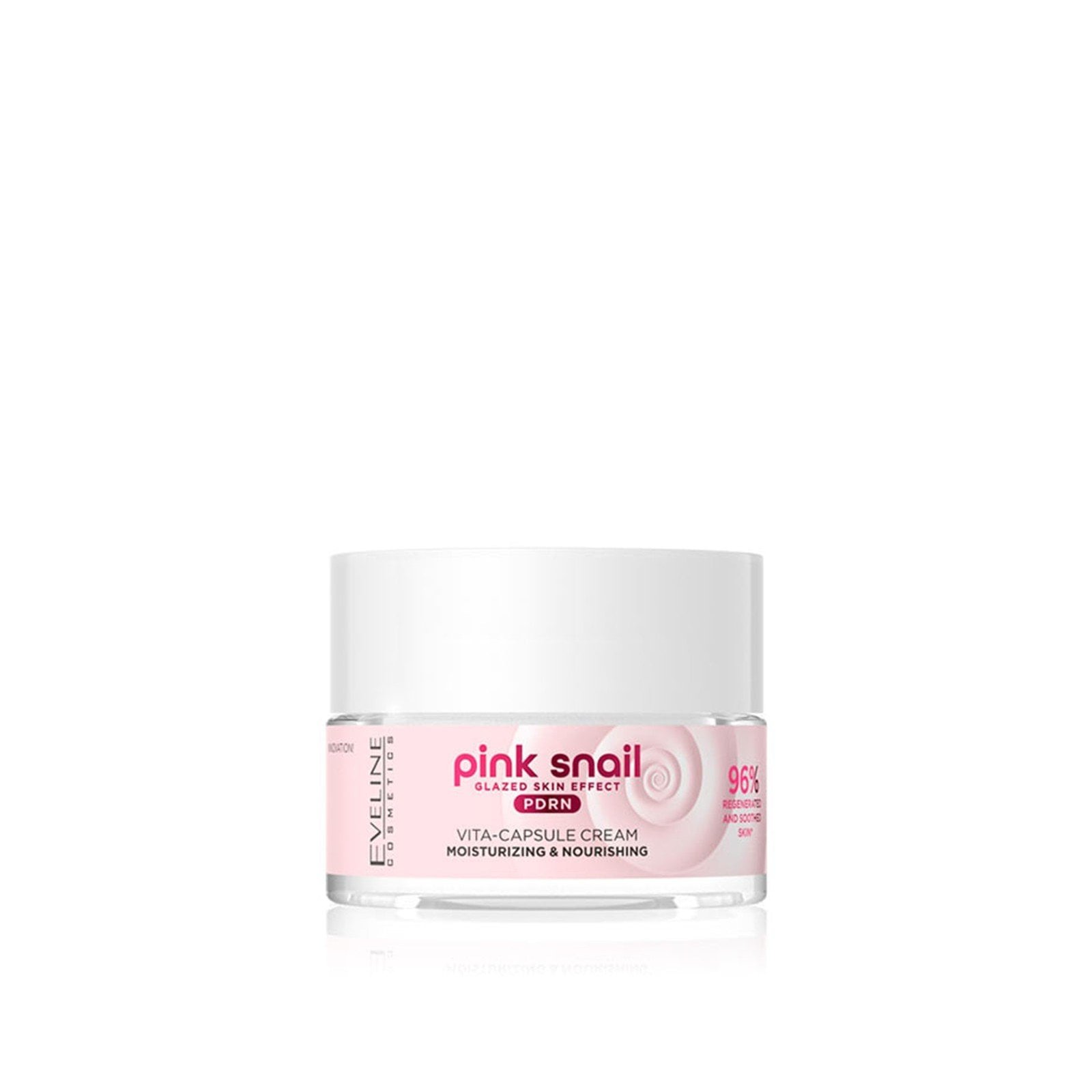 Eveline Cosmetics Pink Snail Moisturizing & Illuminating Vita-Capsule Cream 50ml