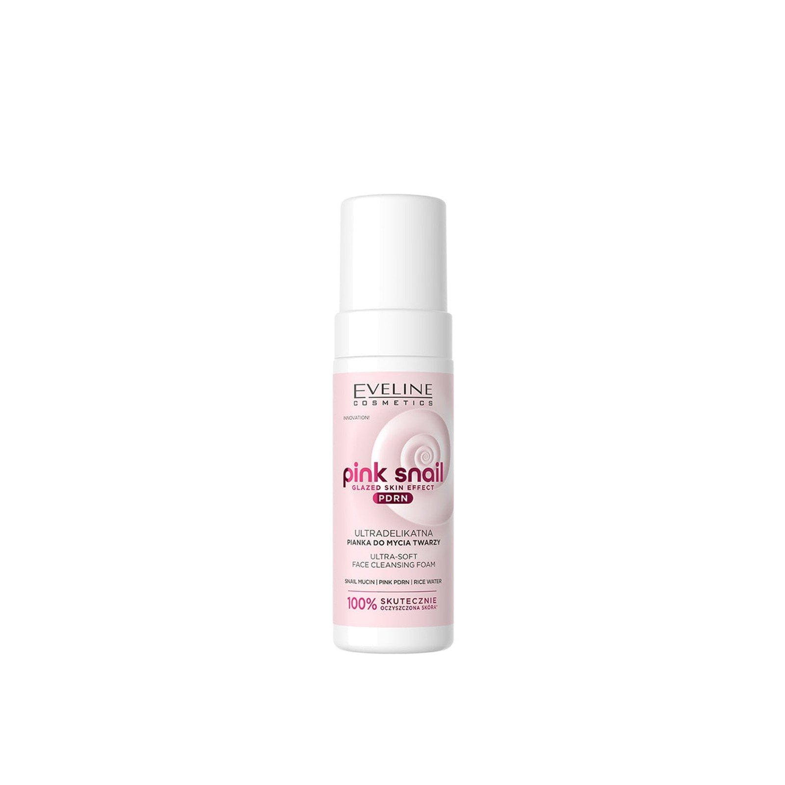 Eveline Cosmetics Pink Snail Ultra-Soft Face Cleansing Foam 150ml