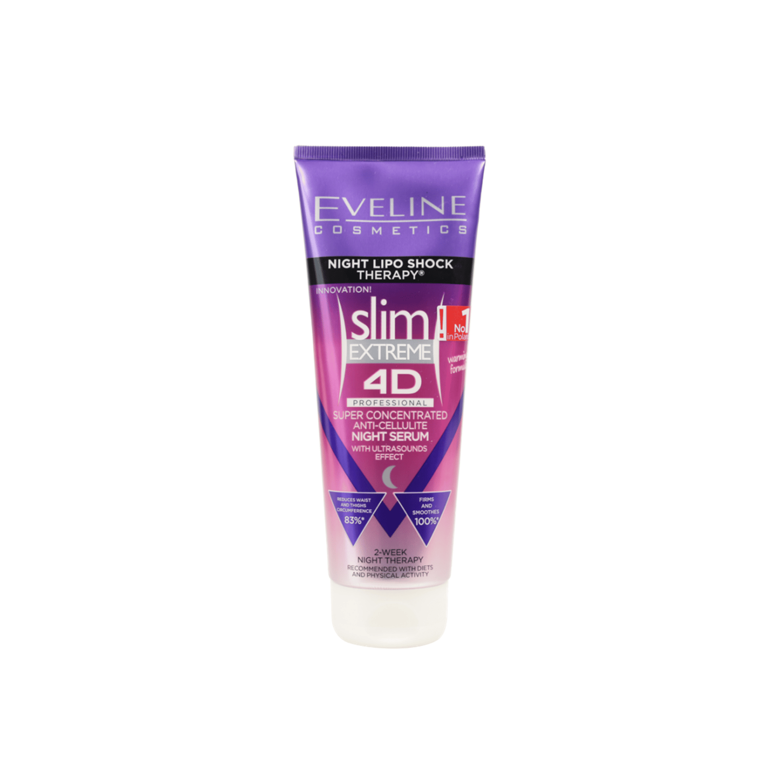 Eveline Cosmetics Slim Extreme 4D Night Lipo Shock Therapy Anti-Cellulite Serum 250ml (8.8 fl oz)