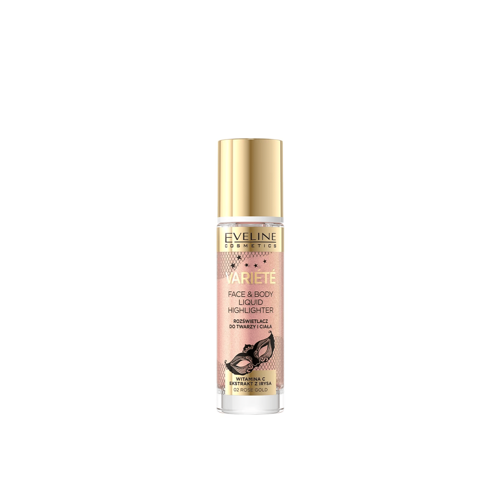 Eveline Cosmetics Variété Face & Body Liquid Highlighter 02 Rose Gold 30ml