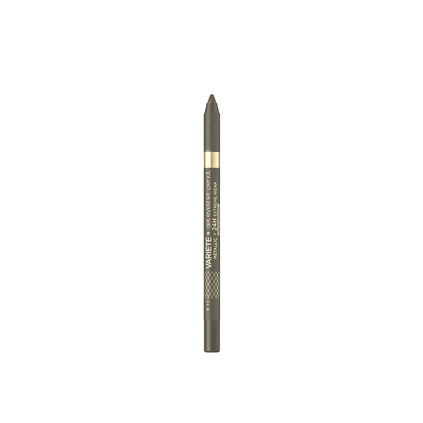 Eveline Cosmetics Variété Gel Eyeliner Pencil 24h Waterproof 11 Khaki