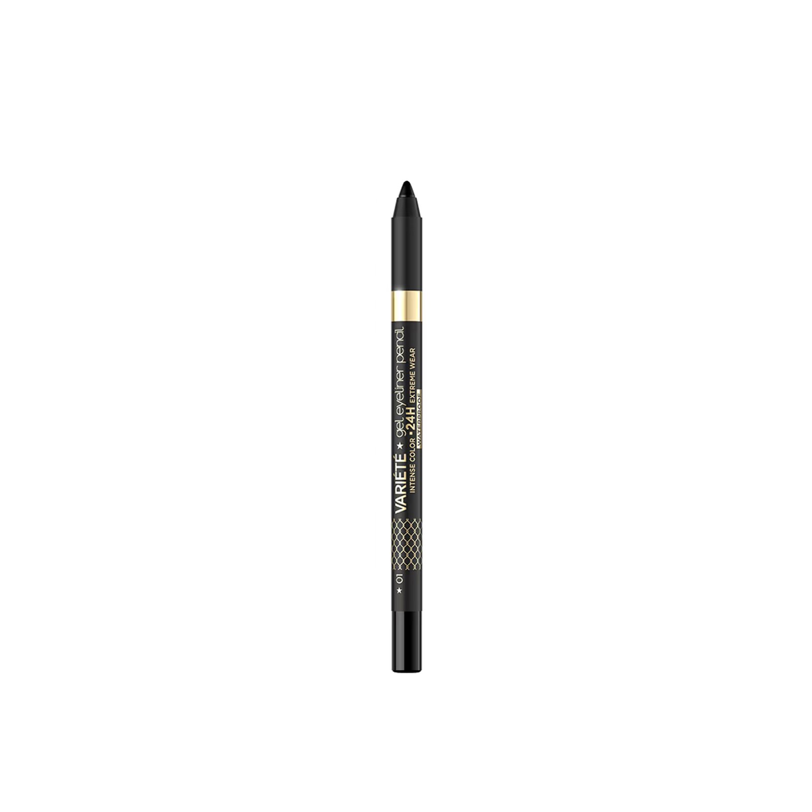 Eveline Cosmetics Variété Gel Eyeliner Pencil 24h Waterproof 01 Pure Black