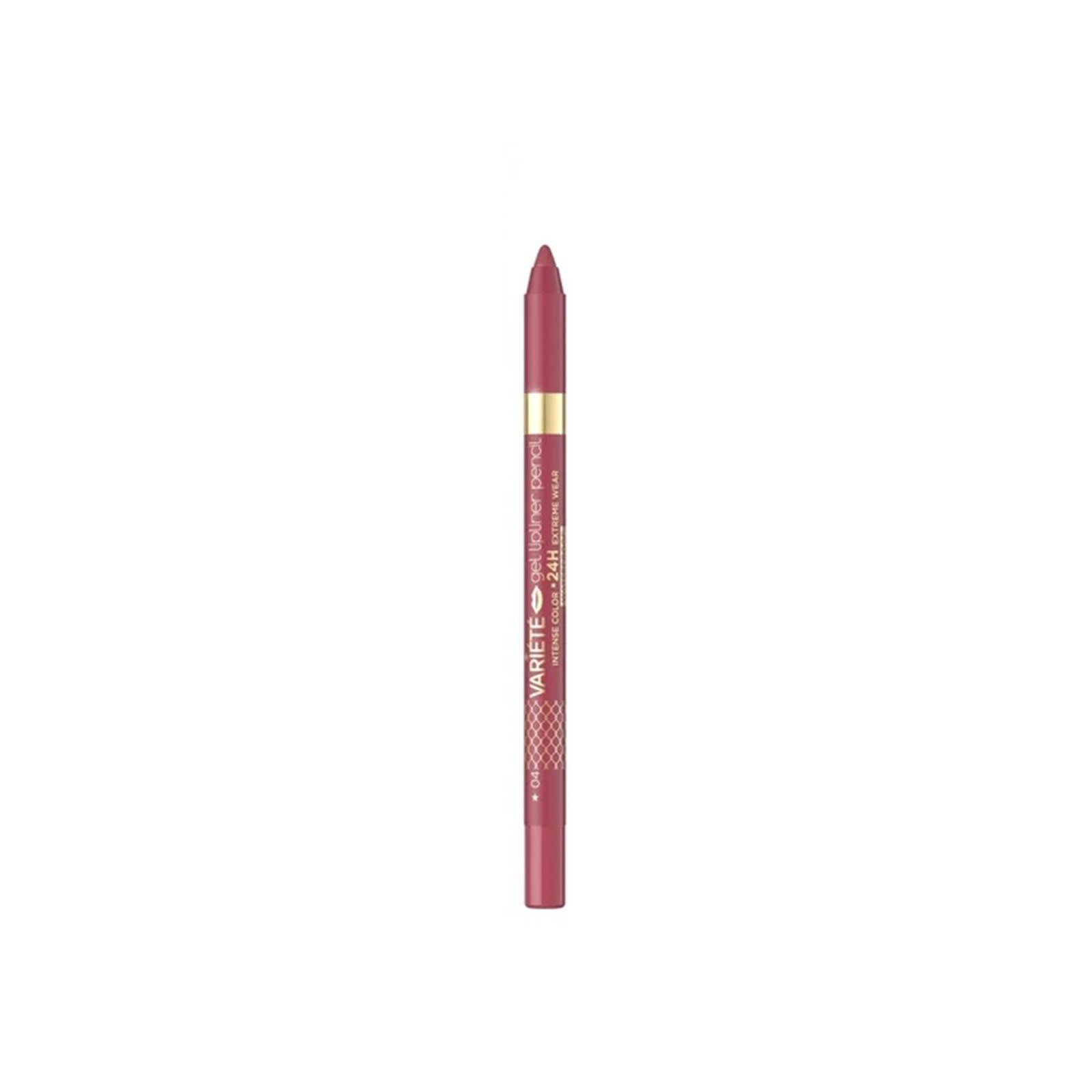 Eveline Cosmetics Variété Gel Lipliner Pencil 24h Waterproof 04 Candy Rose