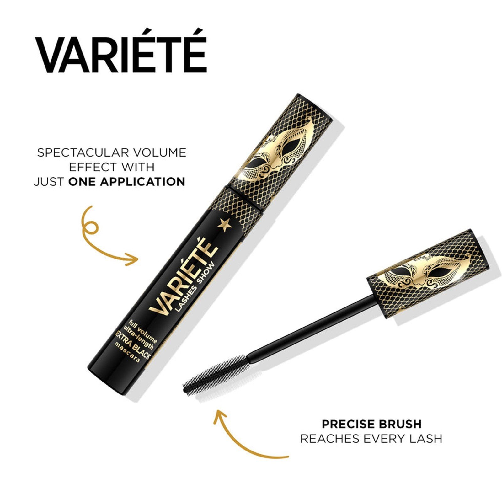 Eveline Cosmetics Variété Lashes Show Mascara Extra Black 10ml
