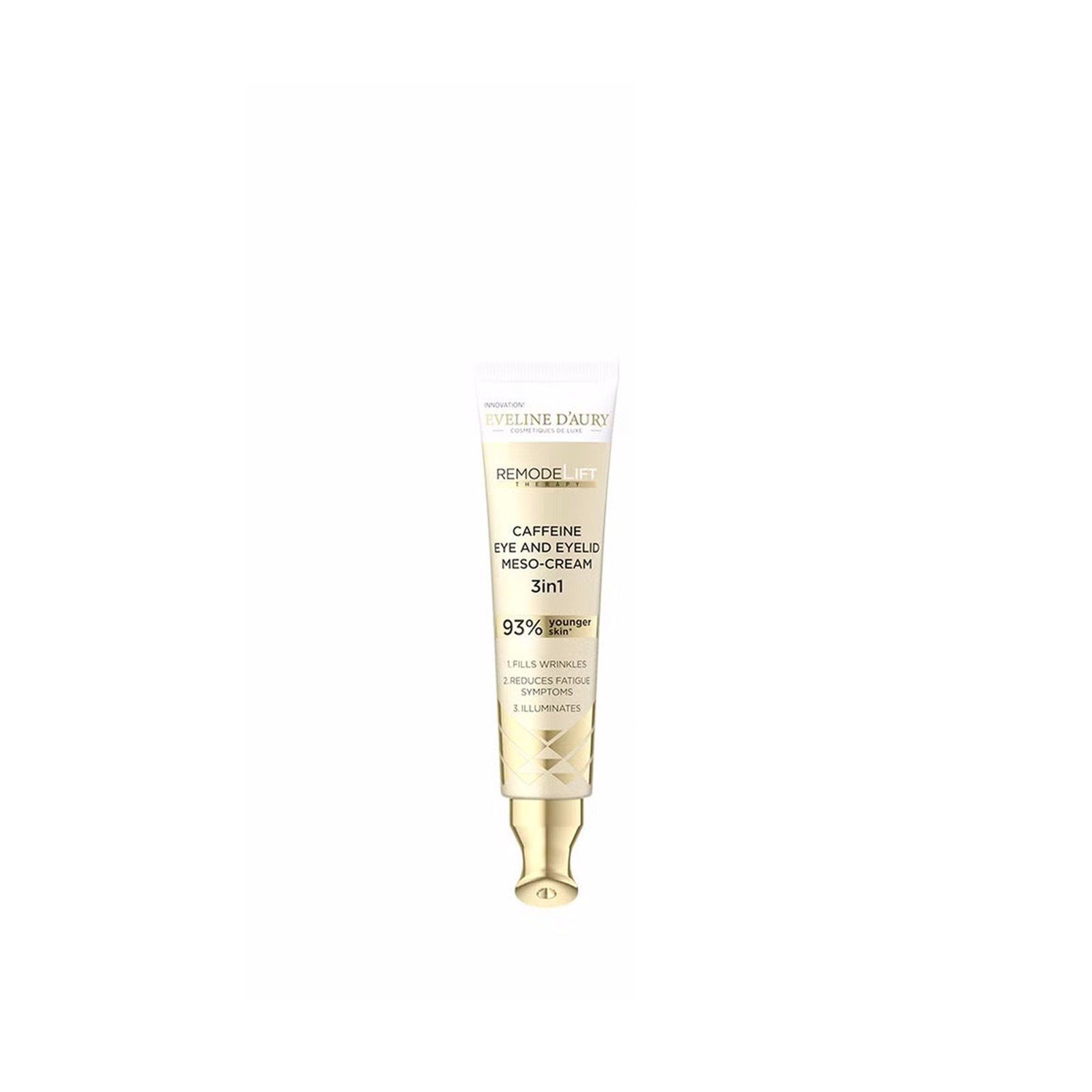 Eveline D'Aury RemodeLift Therapy Caffeine Eye and Eyelid 3-in-1 Meso-Cream 15ml