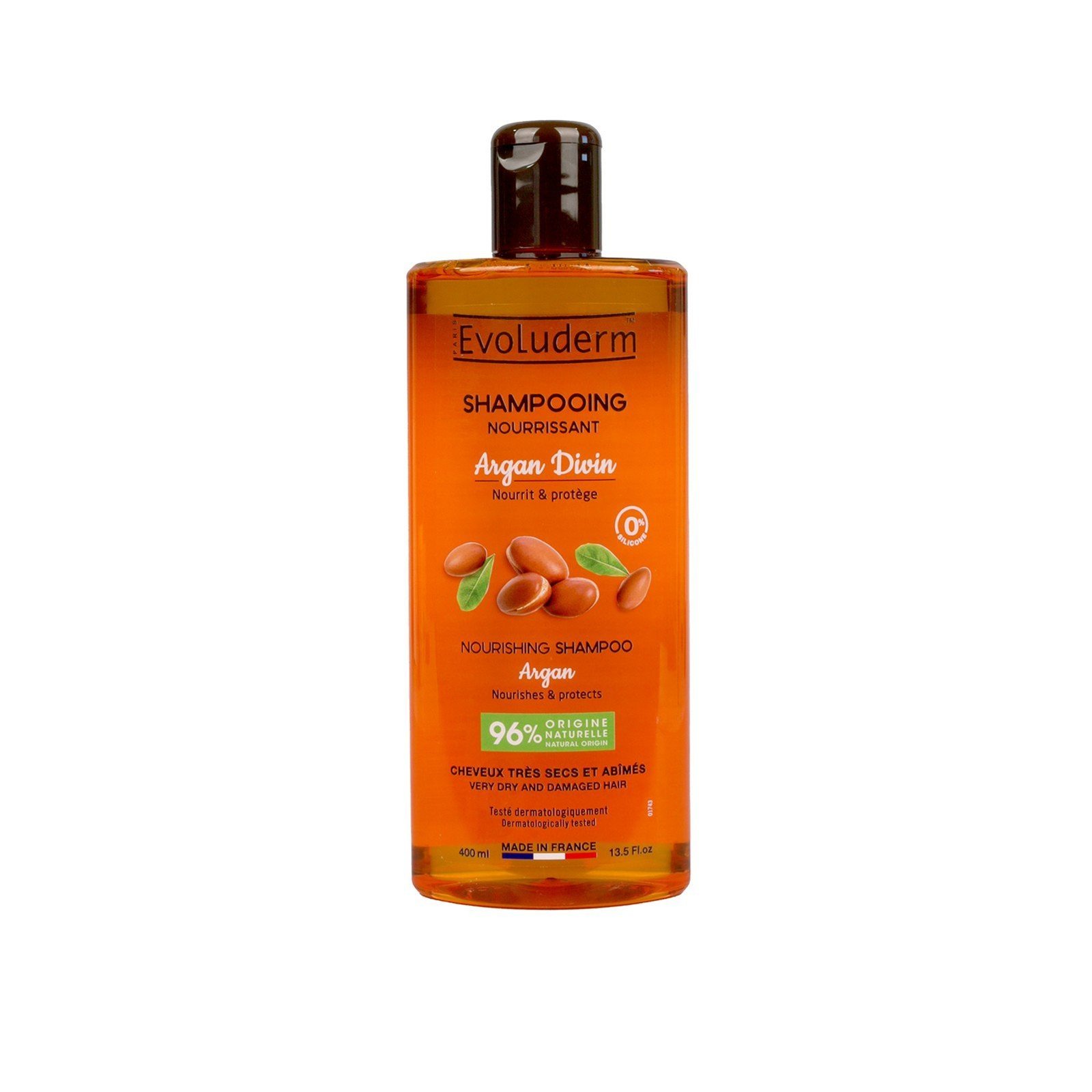 Evoluderm Argan Divin Nourishing Shampoo 400ml