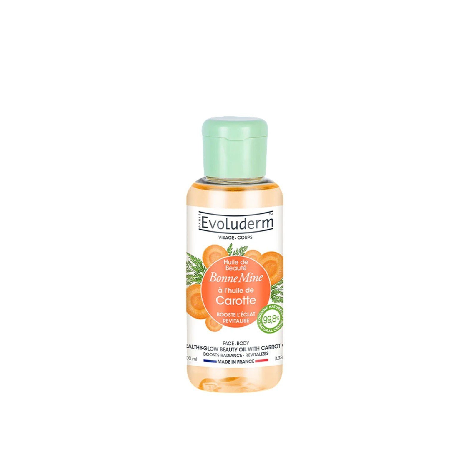 Evoluderm Carotte Healthy-Glow Beauty Oil 100ml (3.38floz)
