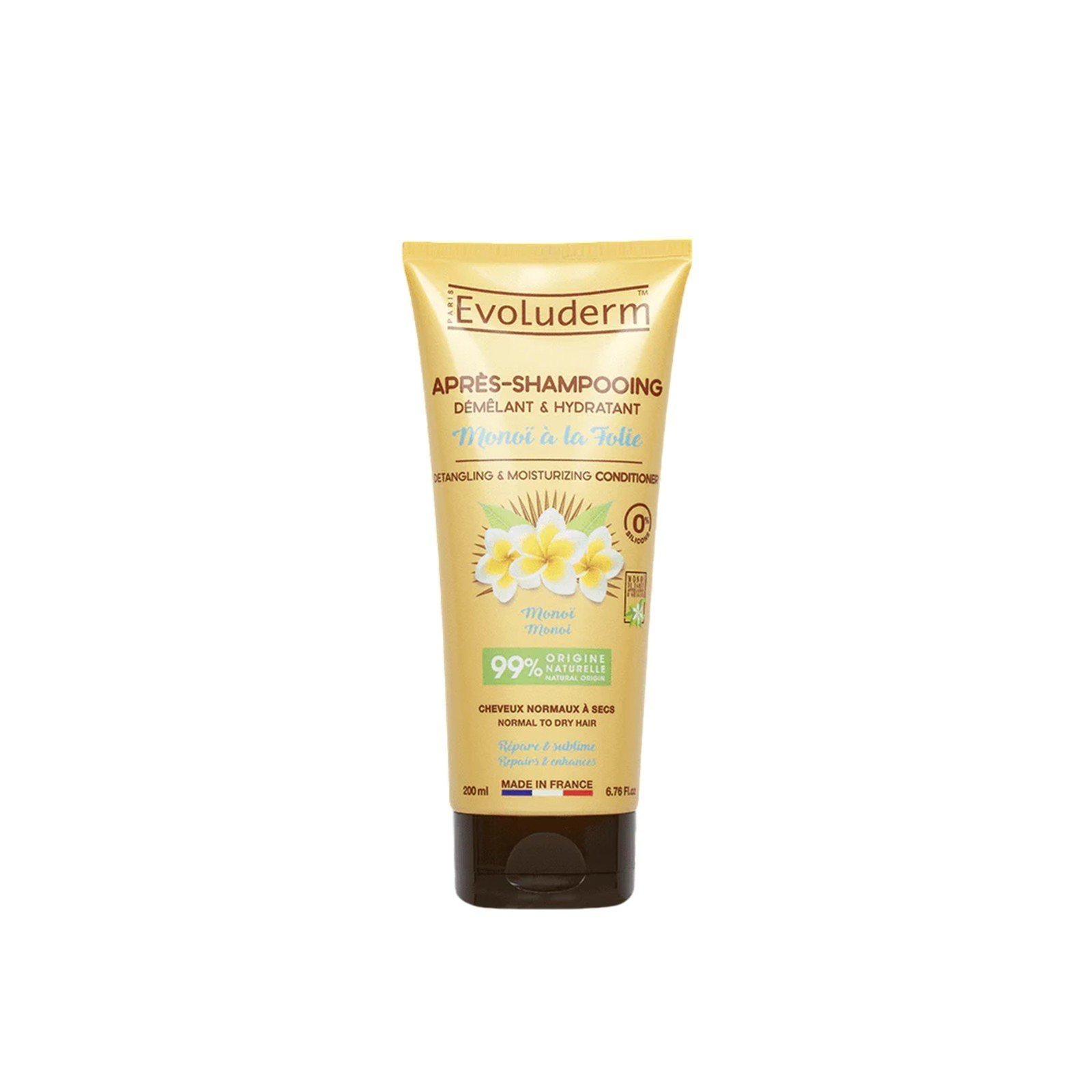 Evoluderm Monoï à la Folie Detangling & Moisturizing Conditioner 200ml (6.76floz)