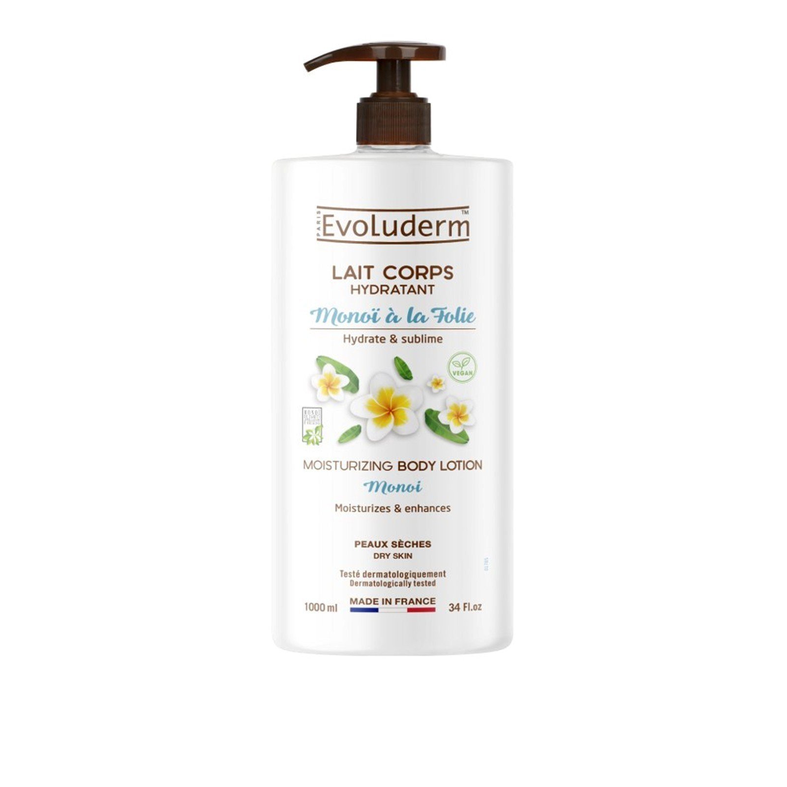 Evoluderm Monoï à la Folie Moisturizing Body Lotion 1L قطر