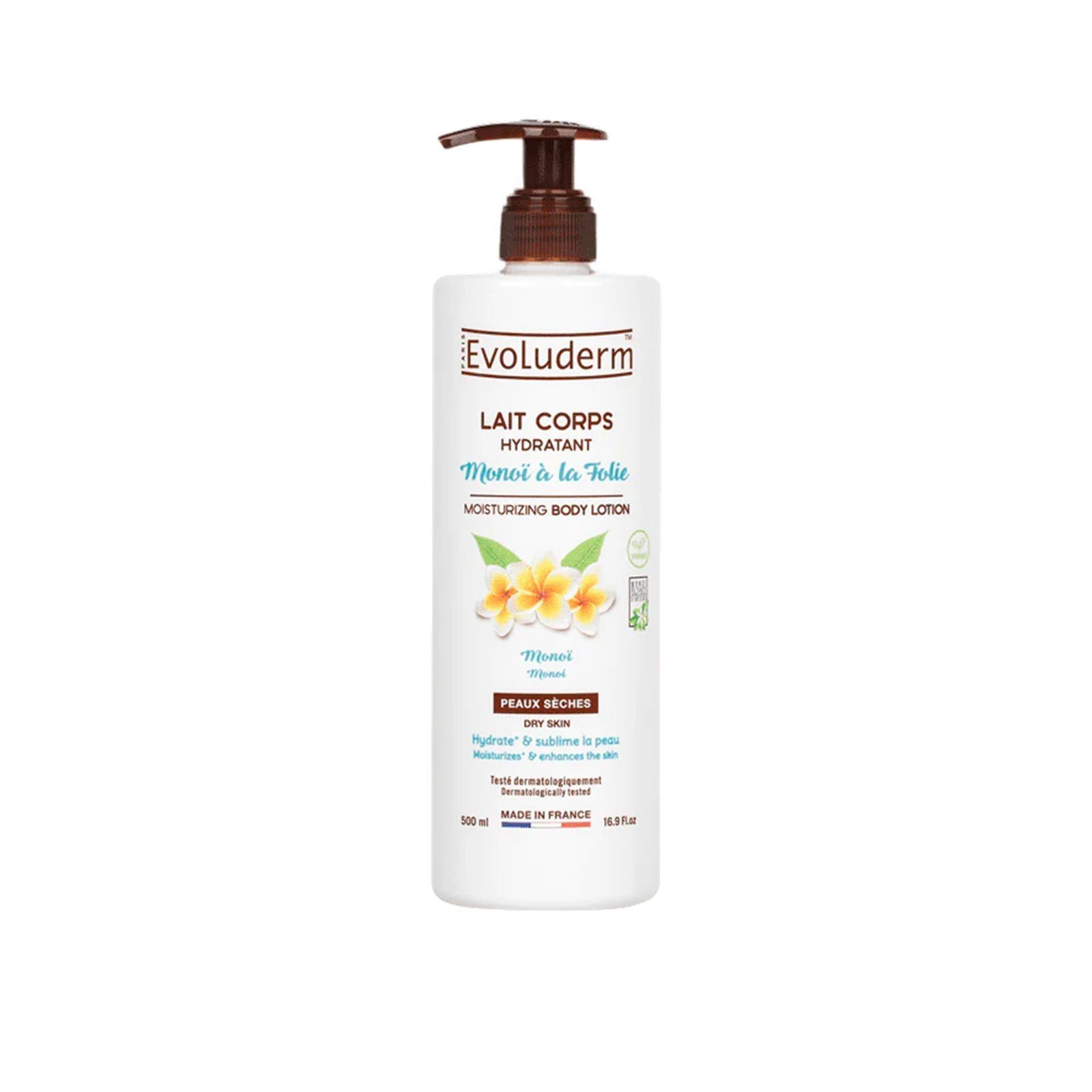 Evoluderm Monoï à la Folie Moisturizing Body Lotion 500ml