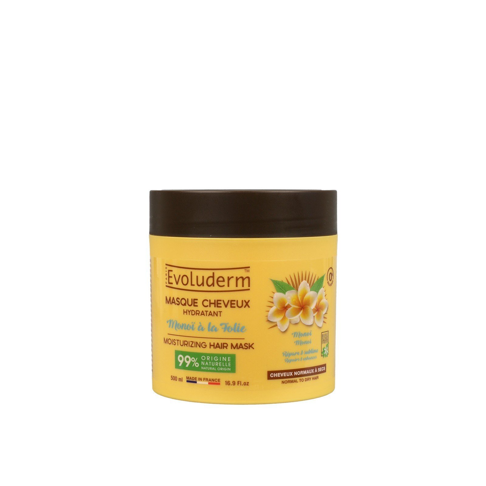 Evoluderm Monoï à la Folie Moisturizing Hair Mask 500ml