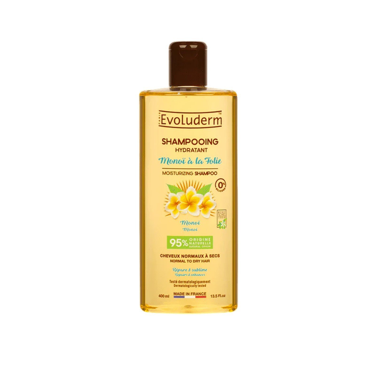 Evoluderm Monoï à la Folie Moisturizing Shampoo 400ml