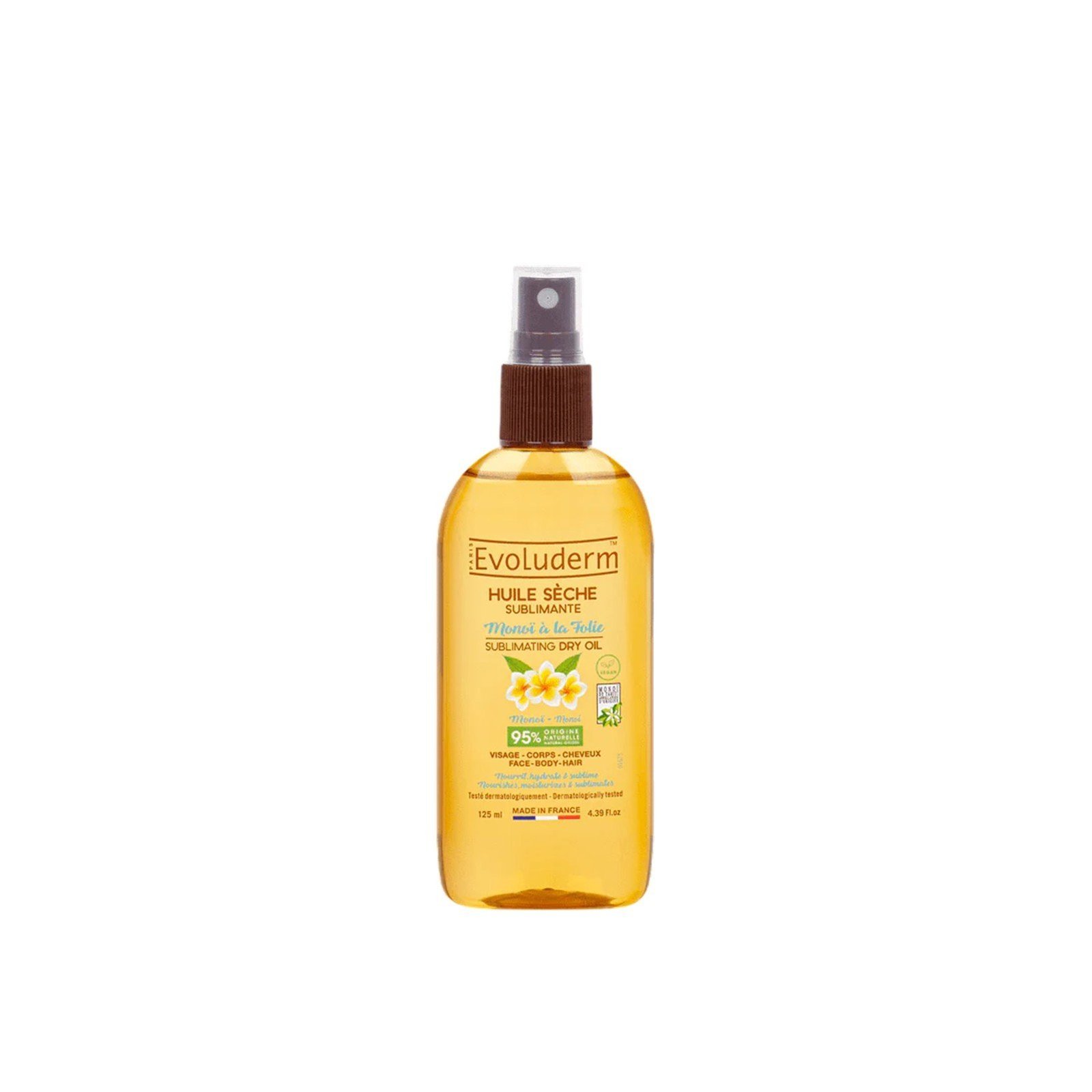 Evoluderm Monoï à la Folie Sublimating Dry Oil 125ml