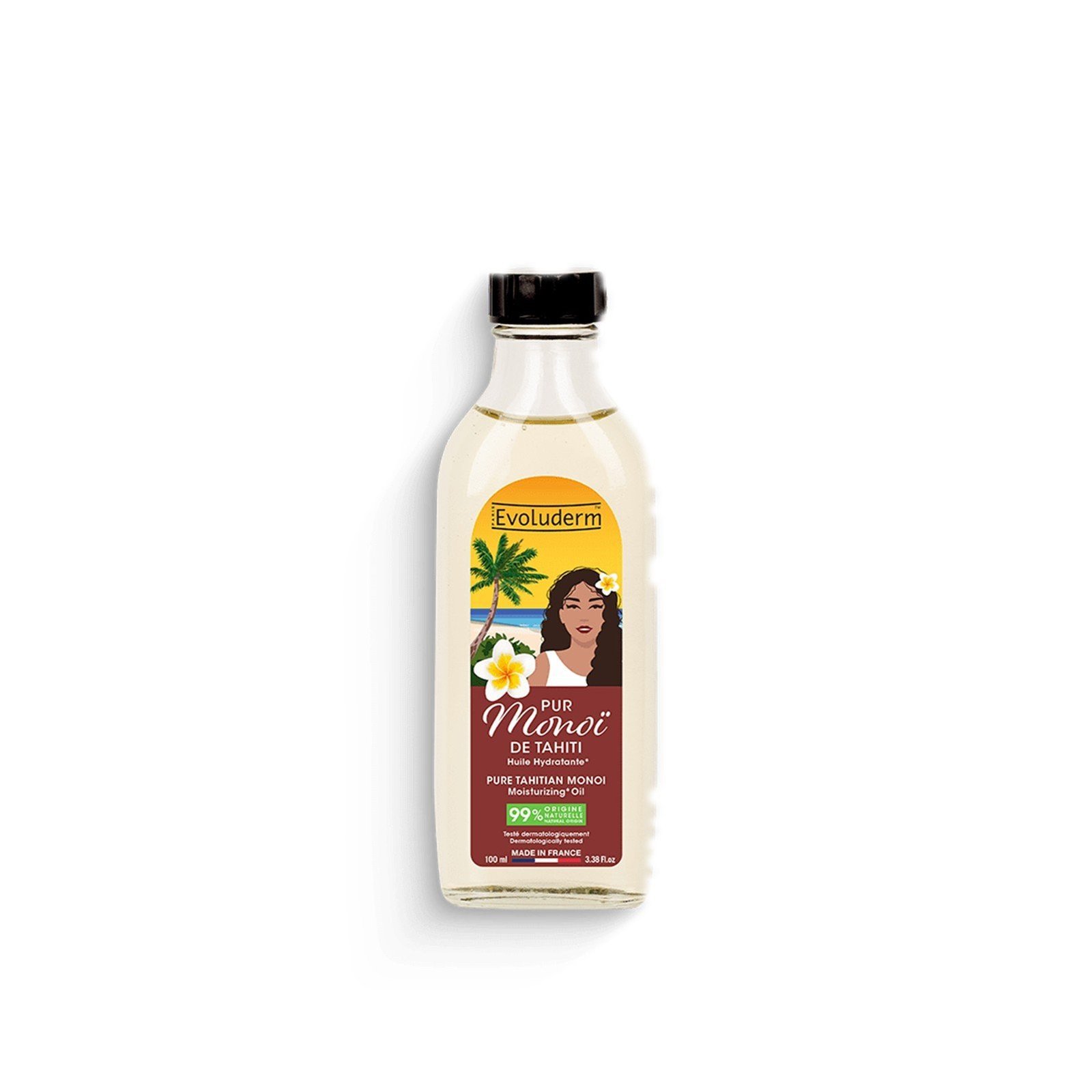 Evoluderm Pure Monoi de Tahiti Moisturizing Oil 100ml قطر