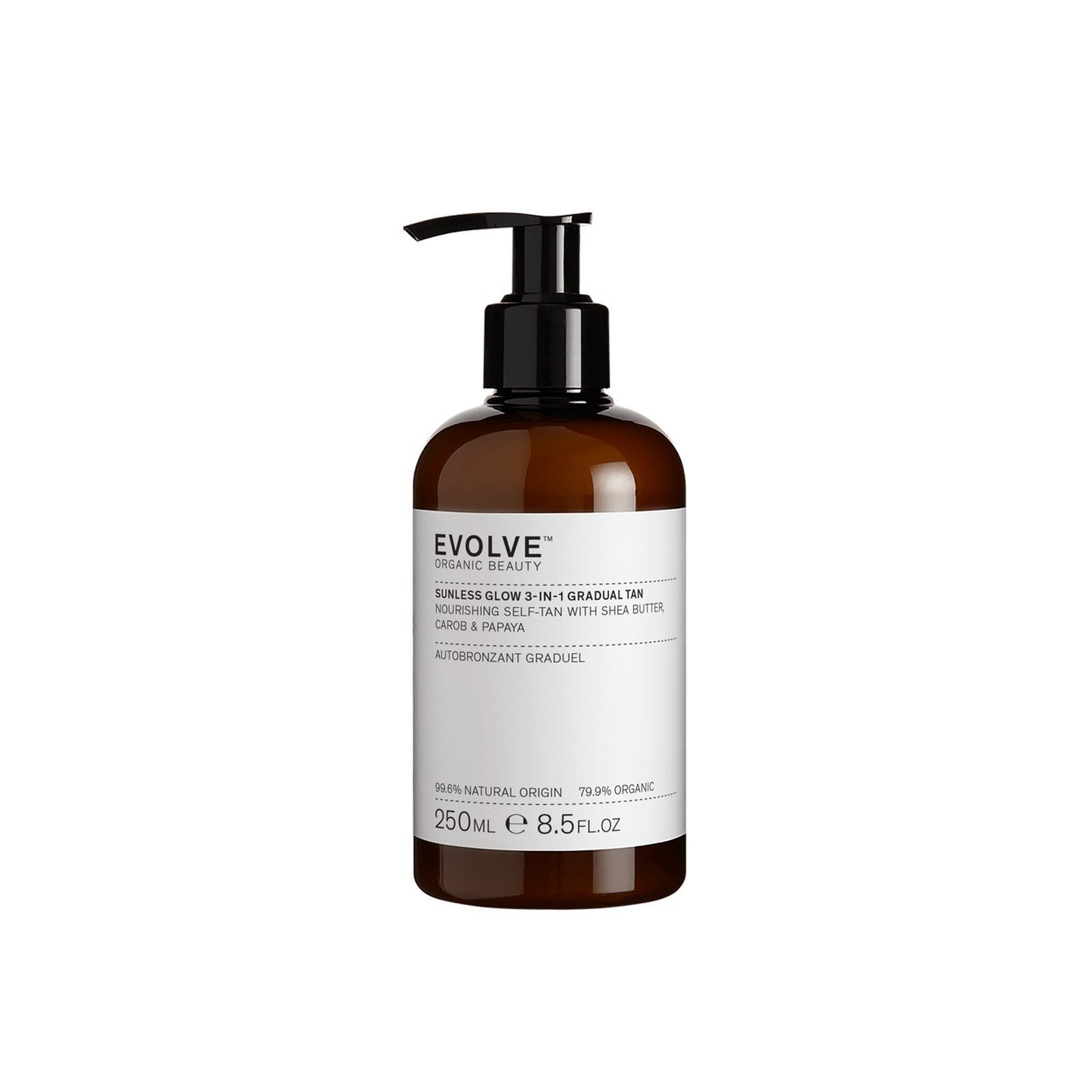 Evolve Sunless Glow 3-in-1 Gradual Tan 250ml