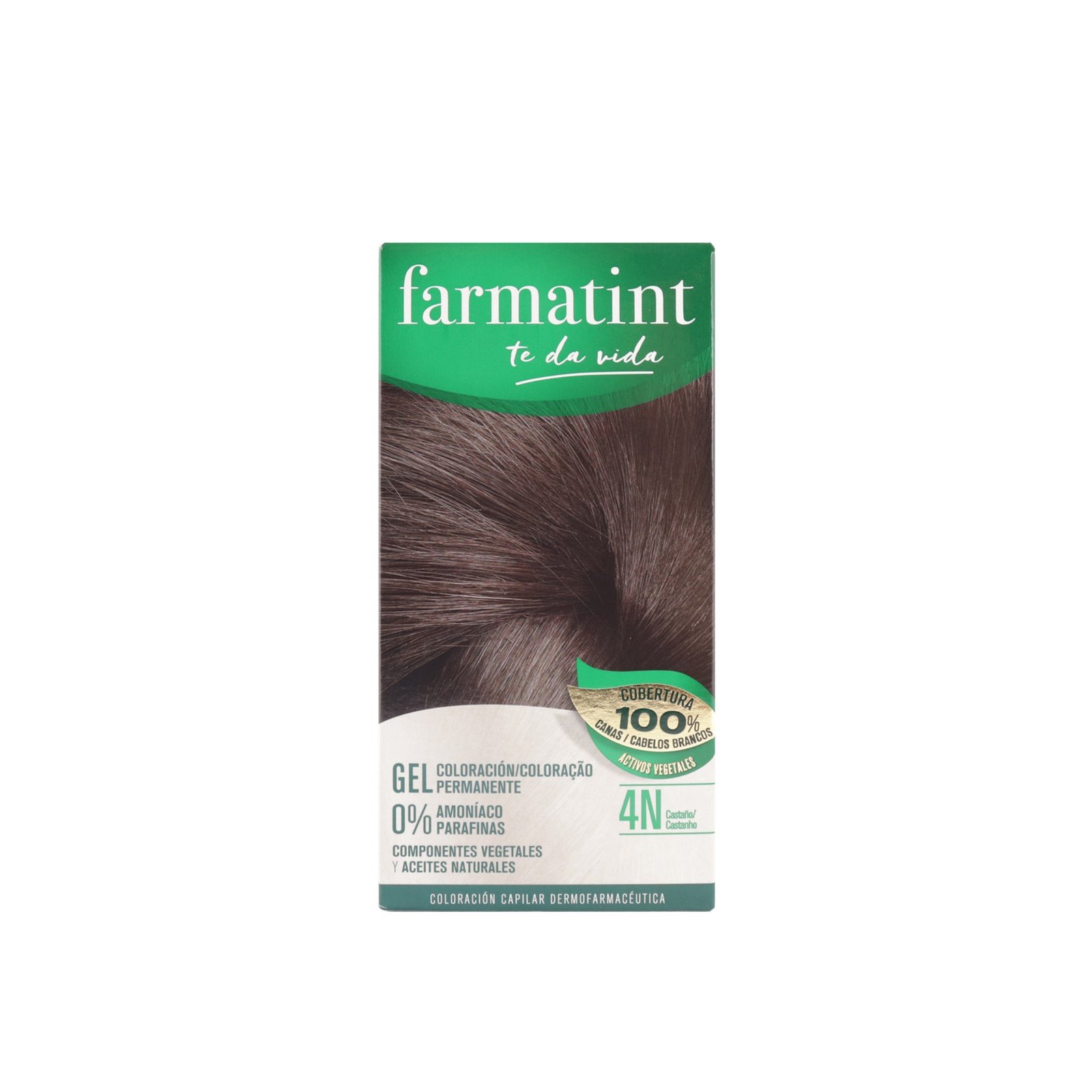 Farmatint Permanent Hair Color Gel 4N Brown