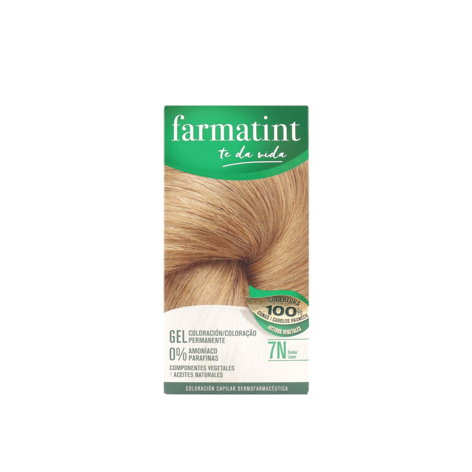 Farmatint Permanent Hair Color Gel 7N Blonde