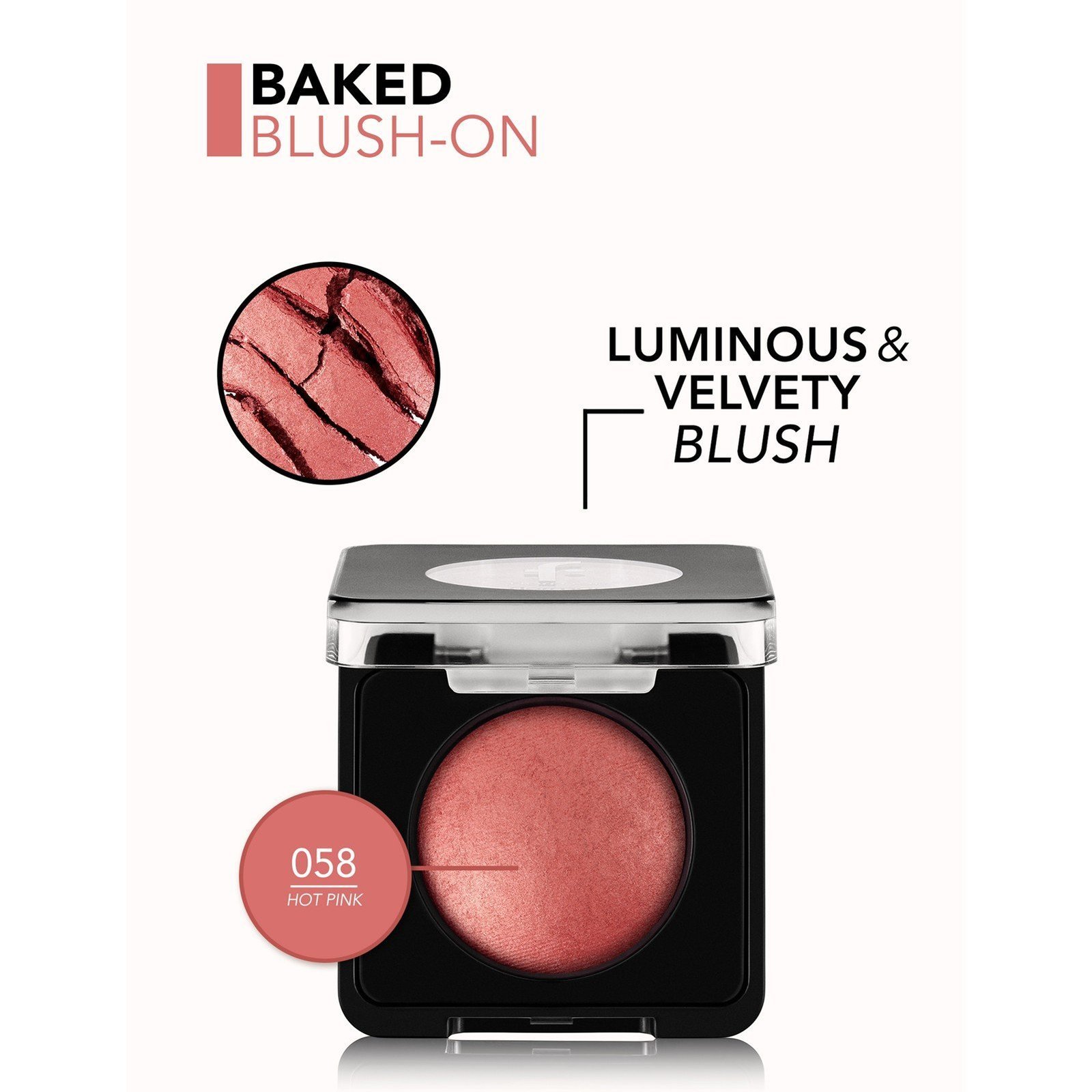 Flormar Baked Blush-On 058 Hot Pink 4g (0.14oz)