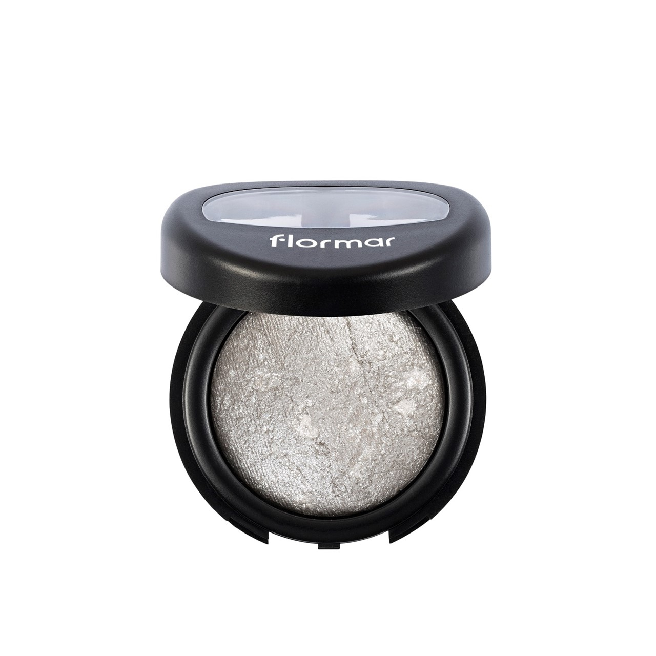 Flormar Diamonds Baked Eyeshadow 10 Silver Leaf Intense Glow 5g (0.18oz)