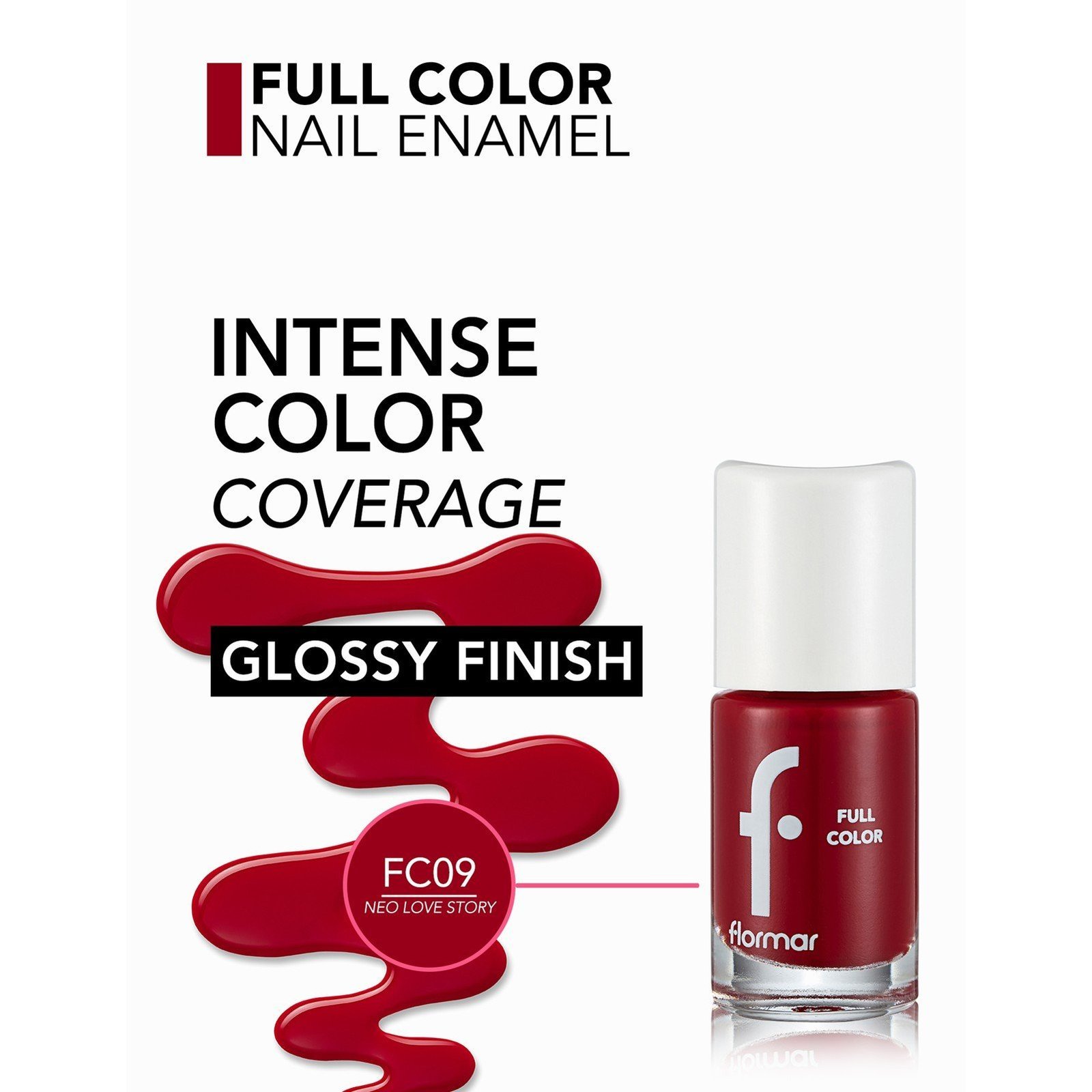 Flormar Full Color Nail Enamel 09 Neo Love Story 8ml