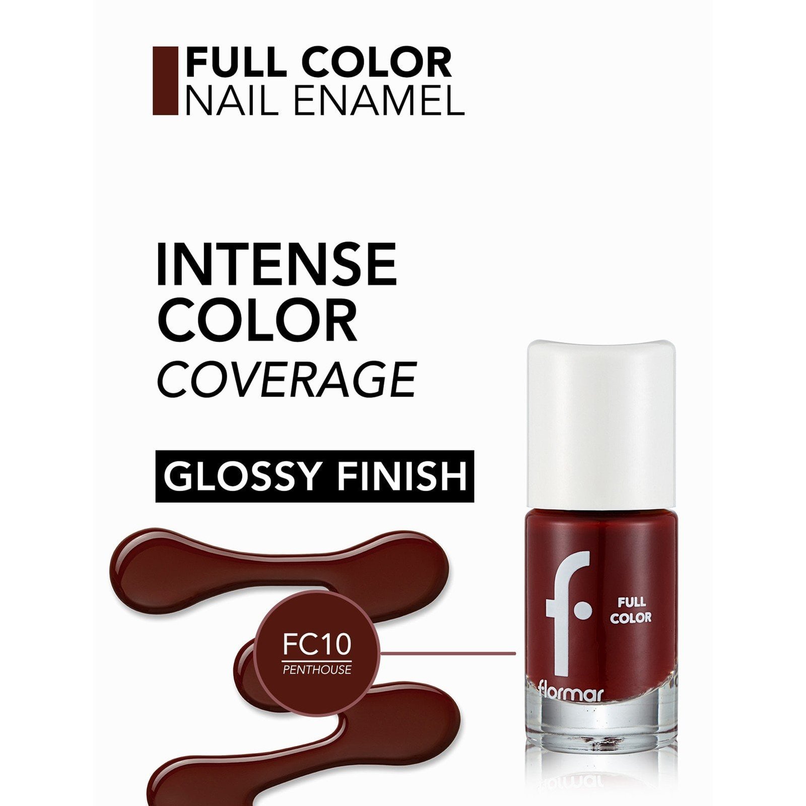 Flormar Full Color Nail Enamel 10 Penthouse 8ml