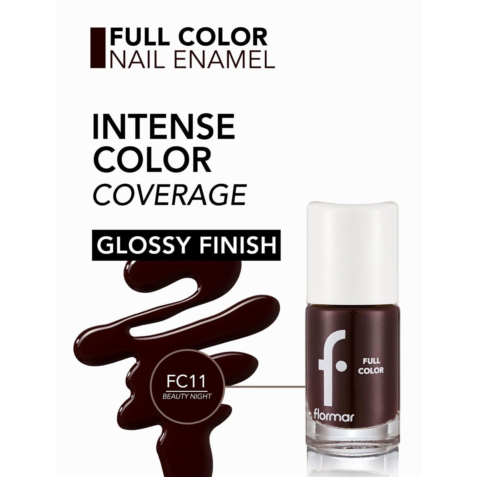 Flormar Full Color Nail Enamel 11 Beauty Night 8ml