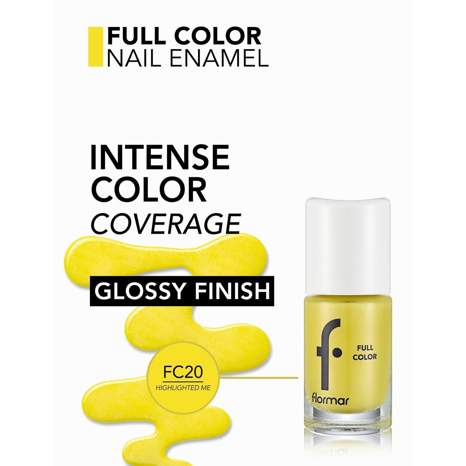 Flormar Full Color Nail Enamel 20 Highlighted Me 8ml