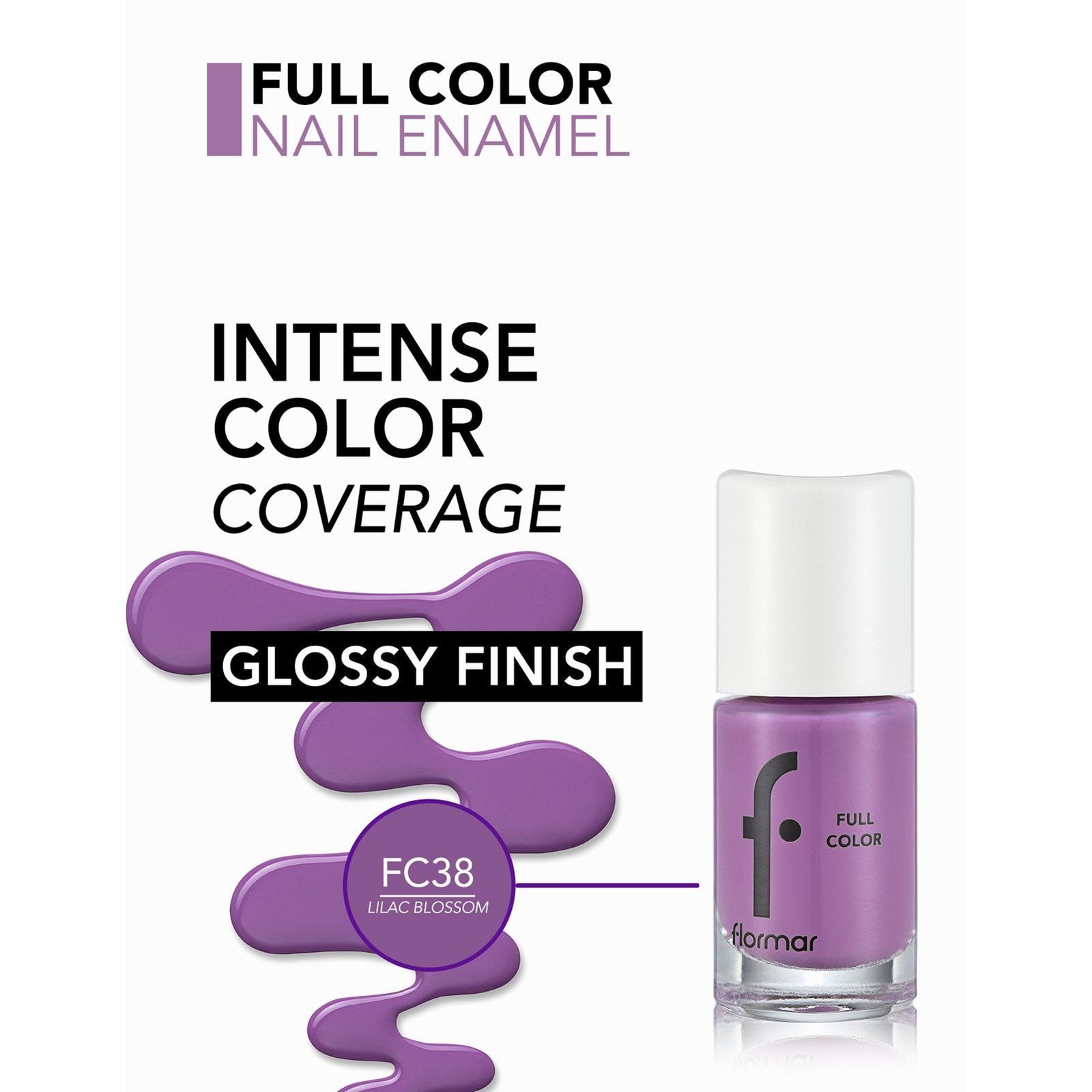 Flormar Full Color Nail Enamel 38 Lilac Blossom 8ml