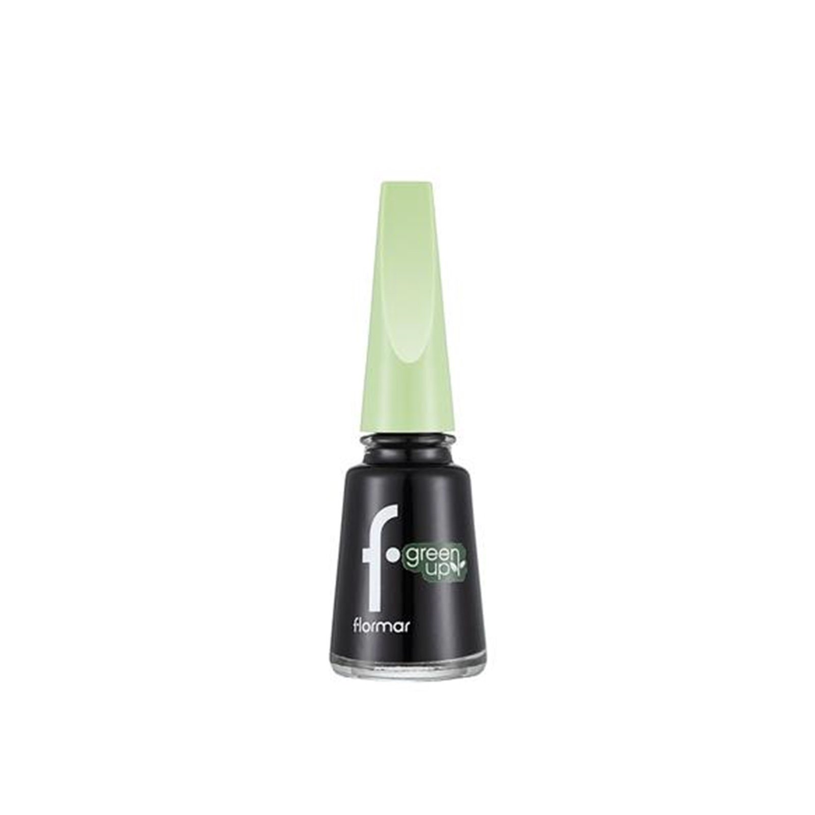 Flormar Green Up Nail Enamel 015 Blackest Black 11ml (0.37 fl oz)