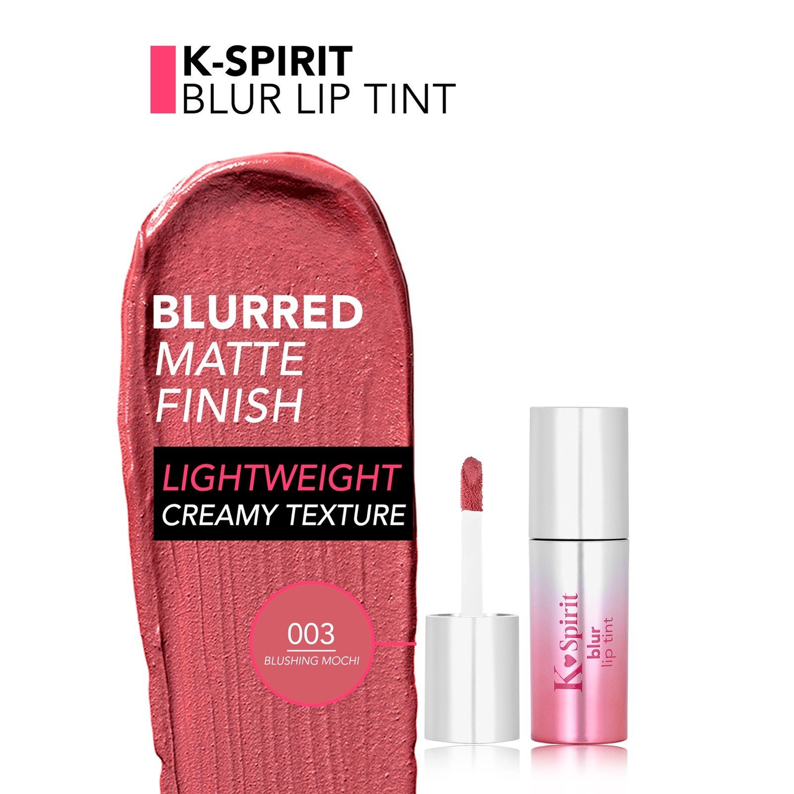 Flormar K-Spirit بلر ليب تينت 003 Blushing Mochi 4 مل