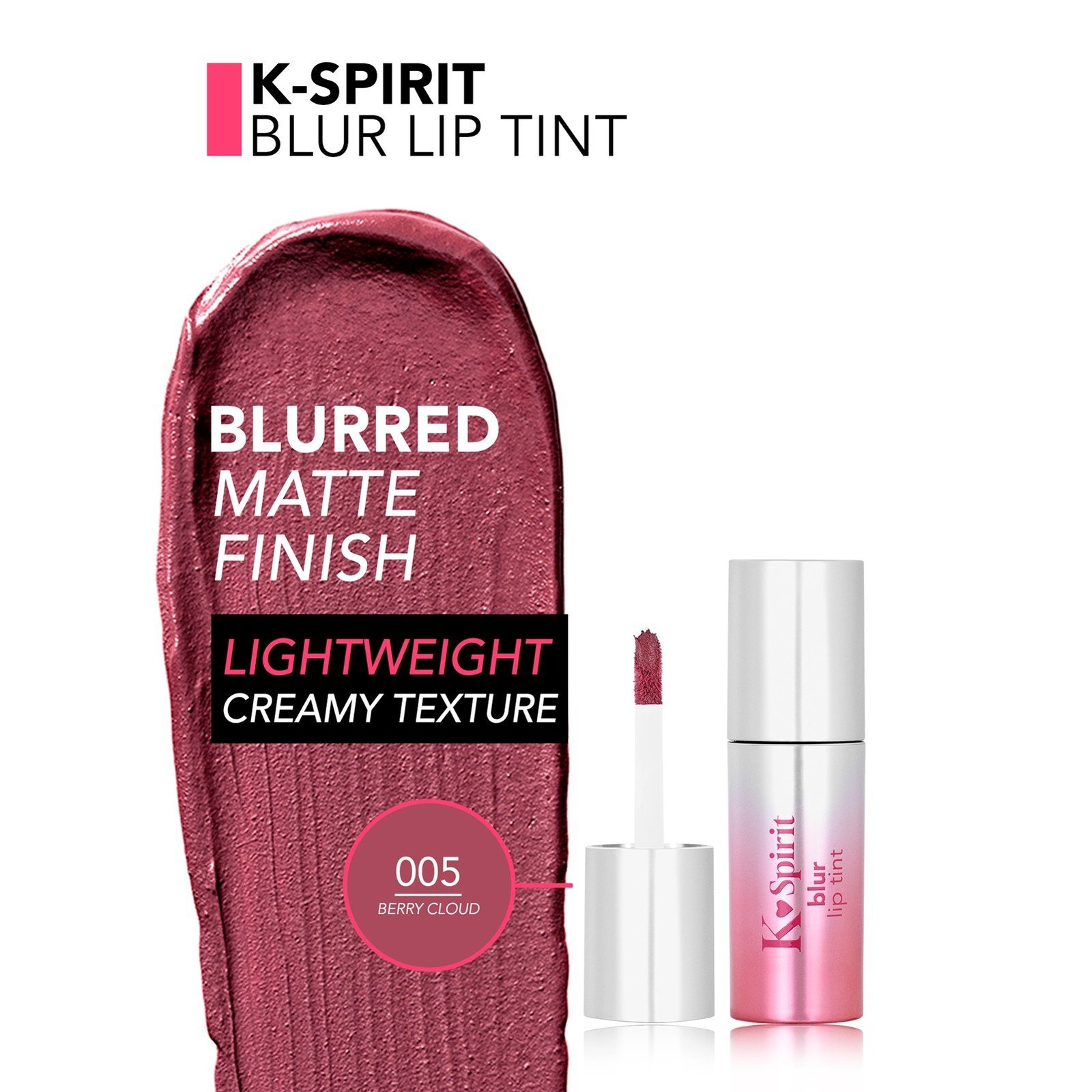 Flormar K-Spirit تنت الشفاه الضبابي 005 Berry Cloud 4 مل