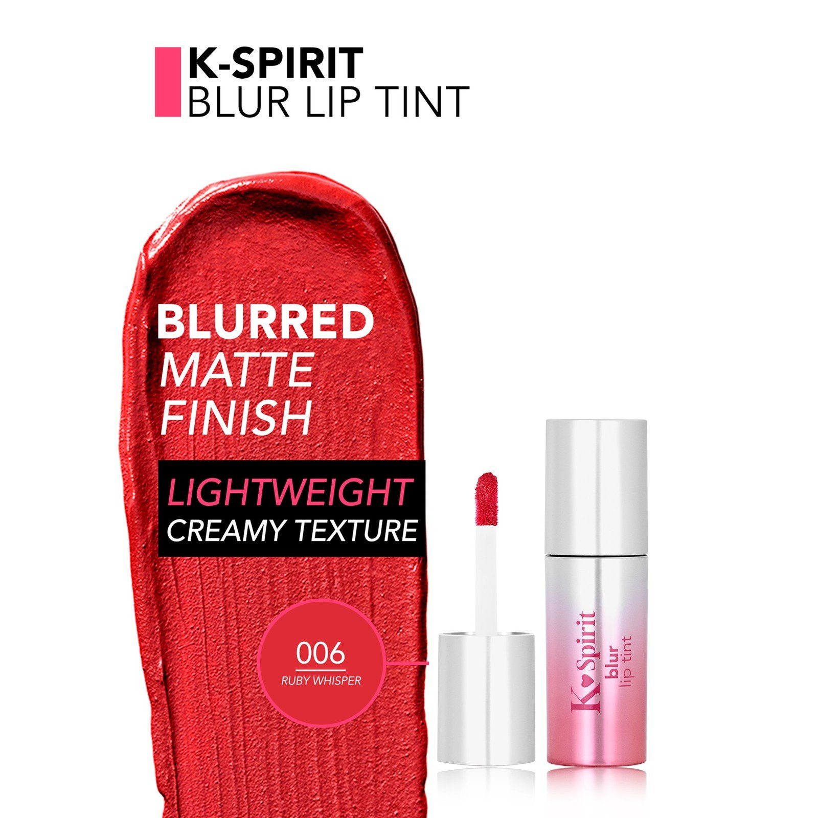Flormar K-Spirit تنت الشفاه الضبابي 006 Ruby Whisper 4ml