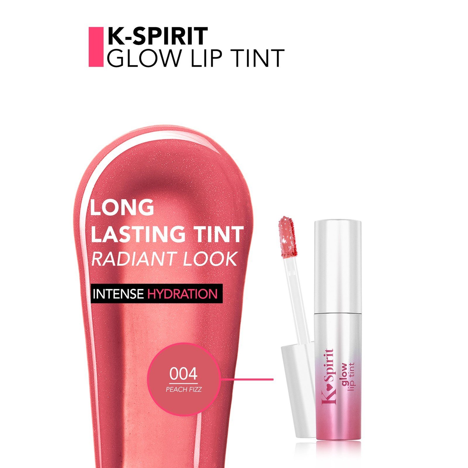 Flormar K-Spirit توهج صبغة الشفاه 004 Peach Fizz 4ml