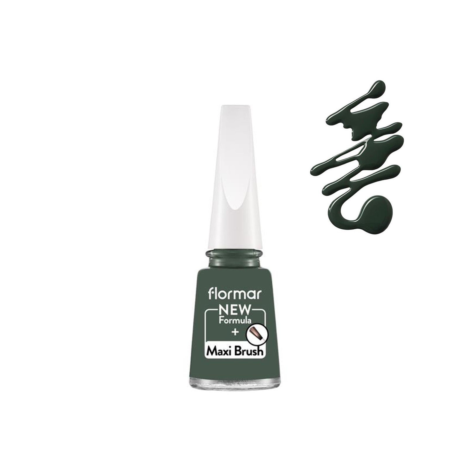 Flormar Nail Enamel 453 Khaki Green 11ml (0.37 fl oz)