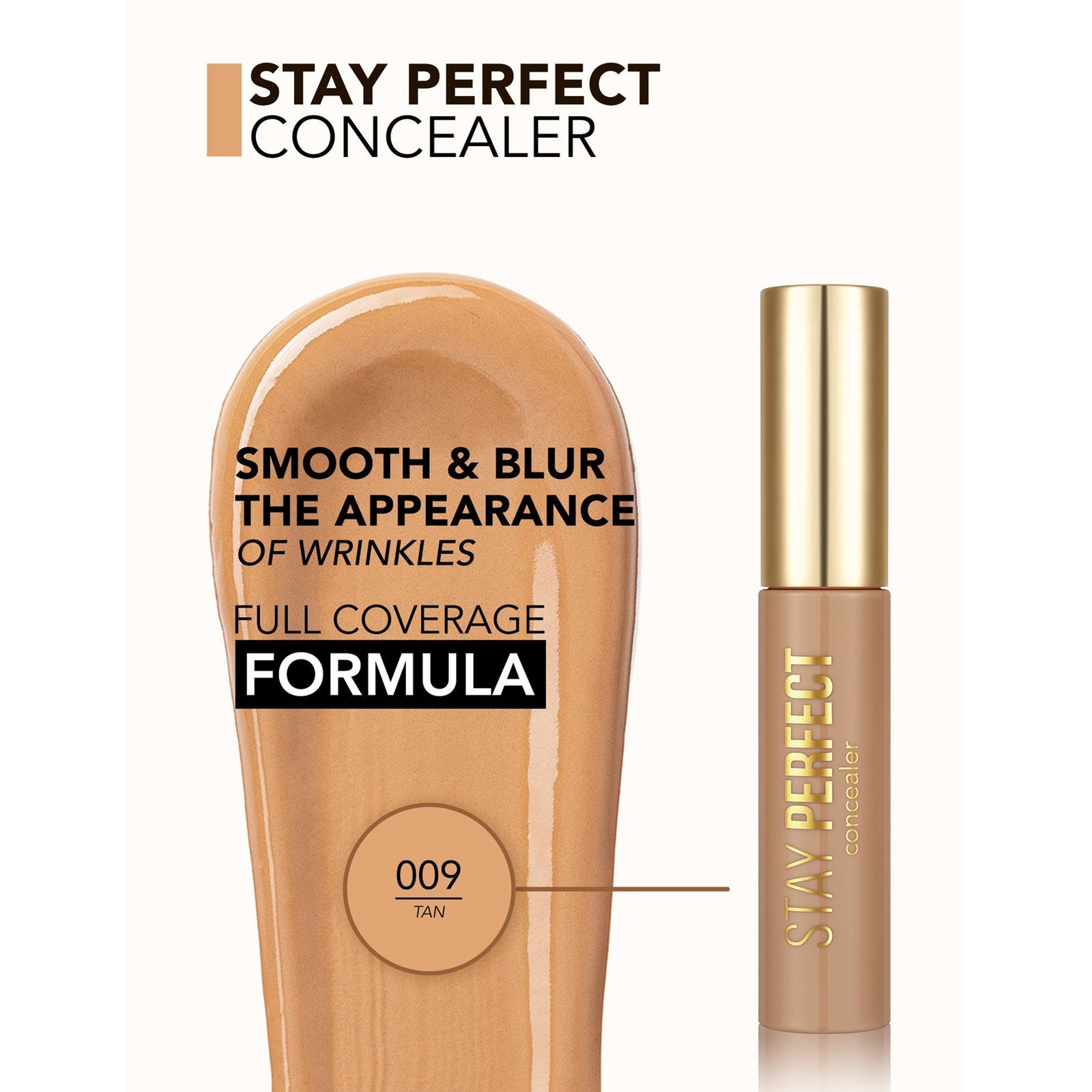 Flormar Stay Perfect Concealer 009 Tan 12.5ml (0.42floz)
