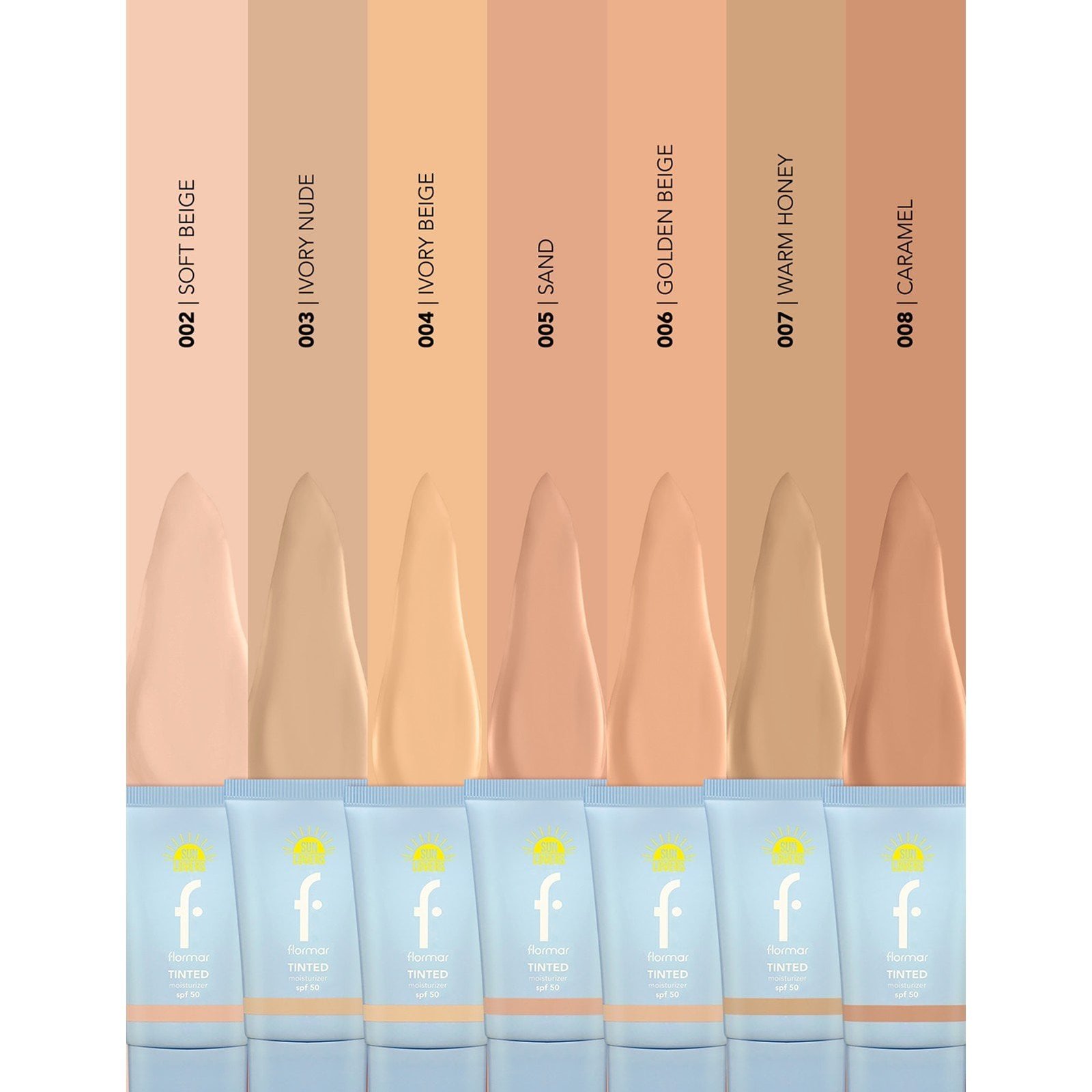 Flormar Sun Lovers Tinted Moisturizer SPF50 005 Sand 30ml