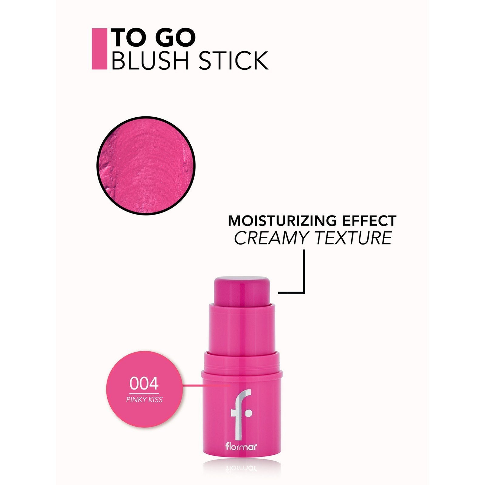 Flormar To Go Blusher Stick 04 Pinky Kiss 4g