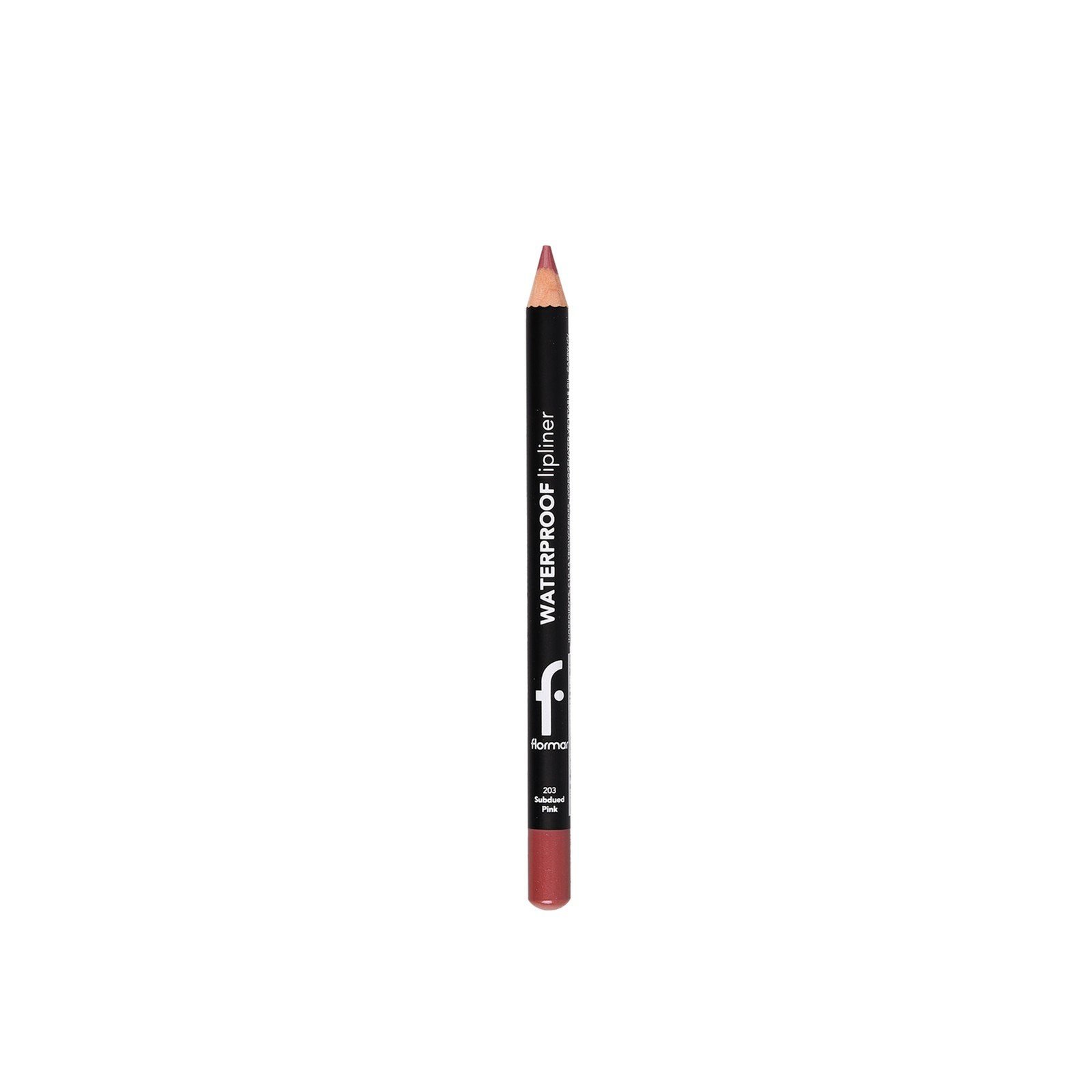 Flormar Waterproof Lipliner 203 Subdued Pink 1.14g