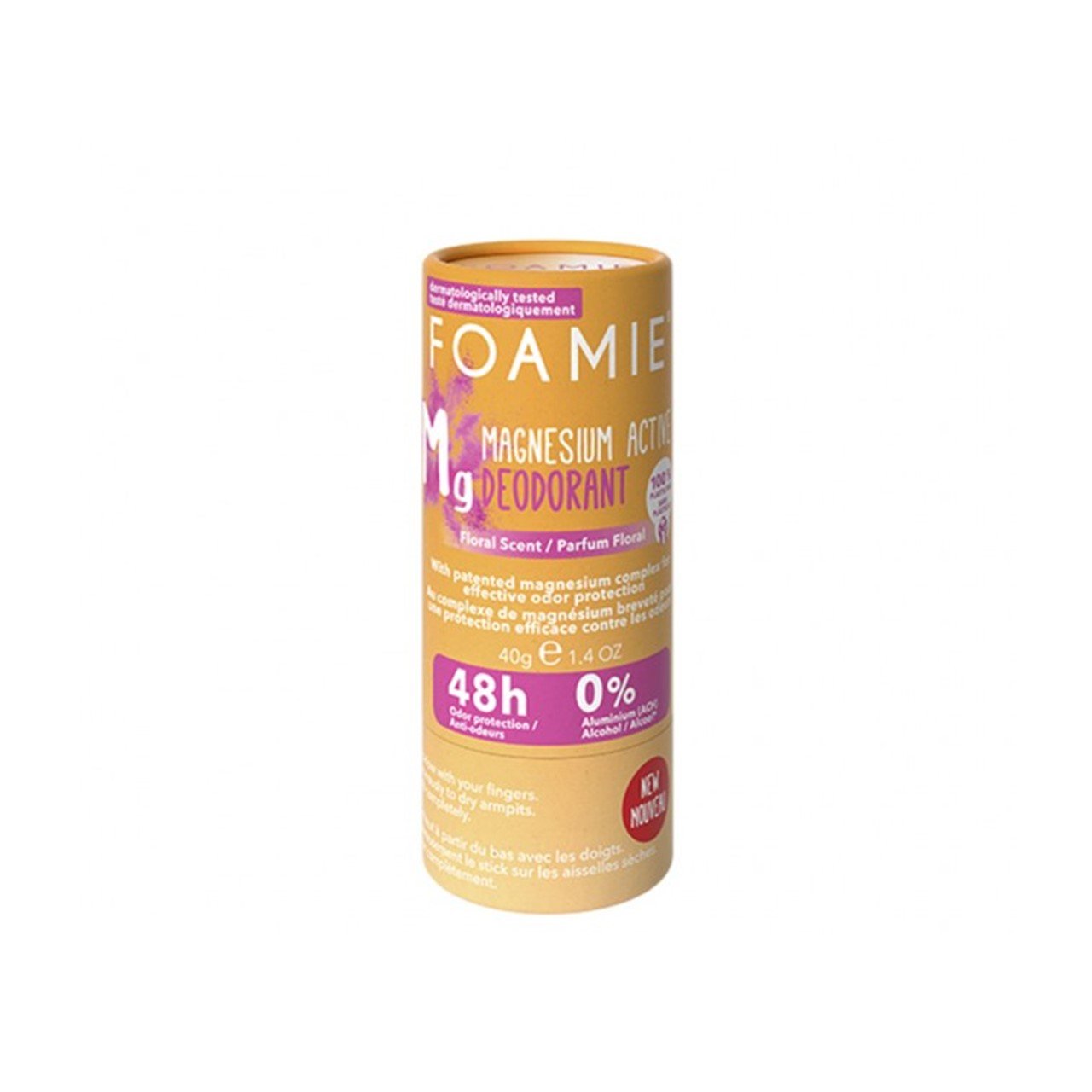 Foamie Happy Day Magnesium Active Solid Deodorant 48h 40g (1.4 oz)