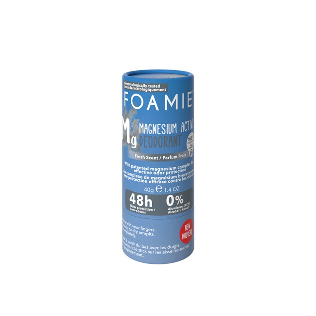 Foamie Refresh Magnesium Active Solid Deodorant 48h 40g (1.4 oz)