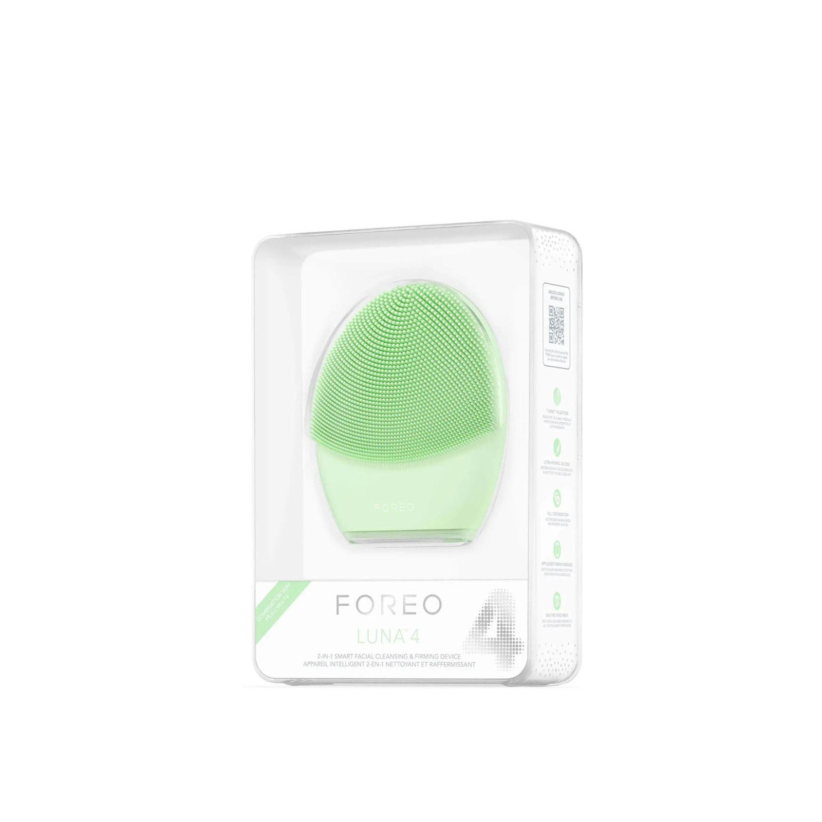 FOREO LUNA™ 4 2-In-1 Smart Facial Cleansing & Firming Device Balanced Skin Combination Skin