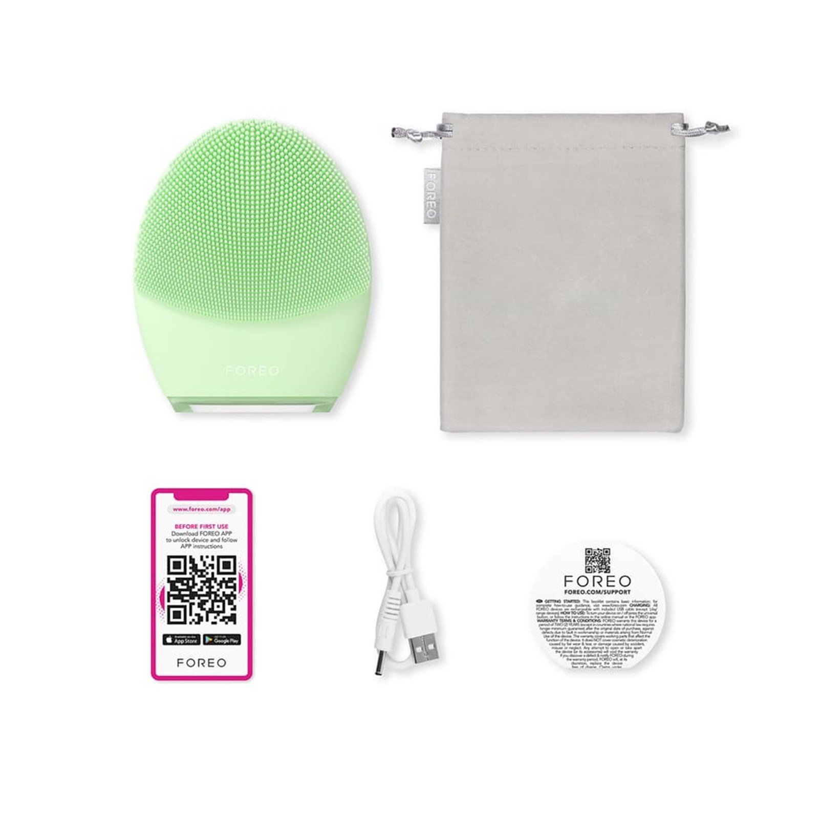 FOREO LUNA™ 4 2-In-1 Smart Facial Cleansing & Firming Device Balanced Skin Combination Skin
