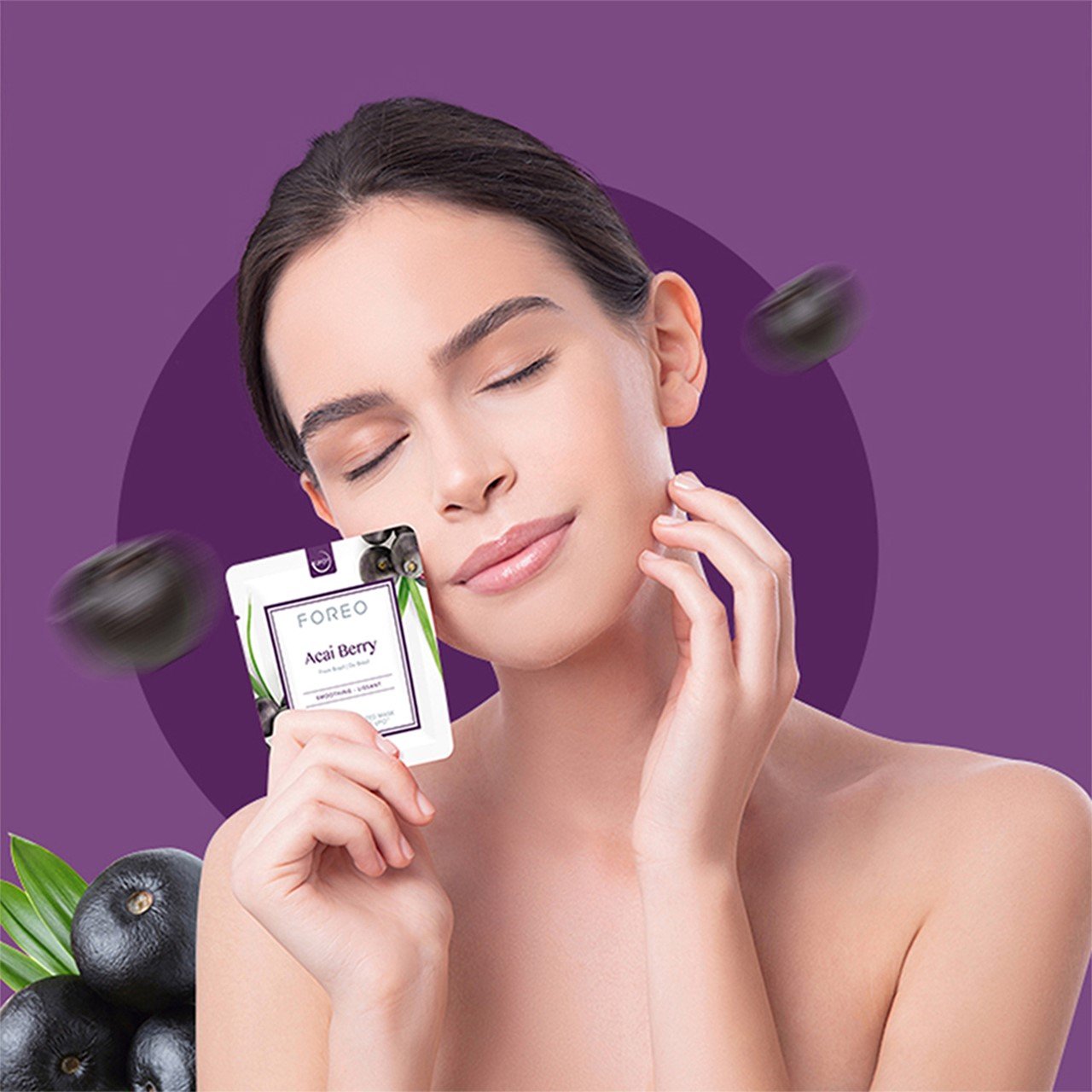 FOREO UFO™ Activated Facial Mask Acai Berry 6x6g