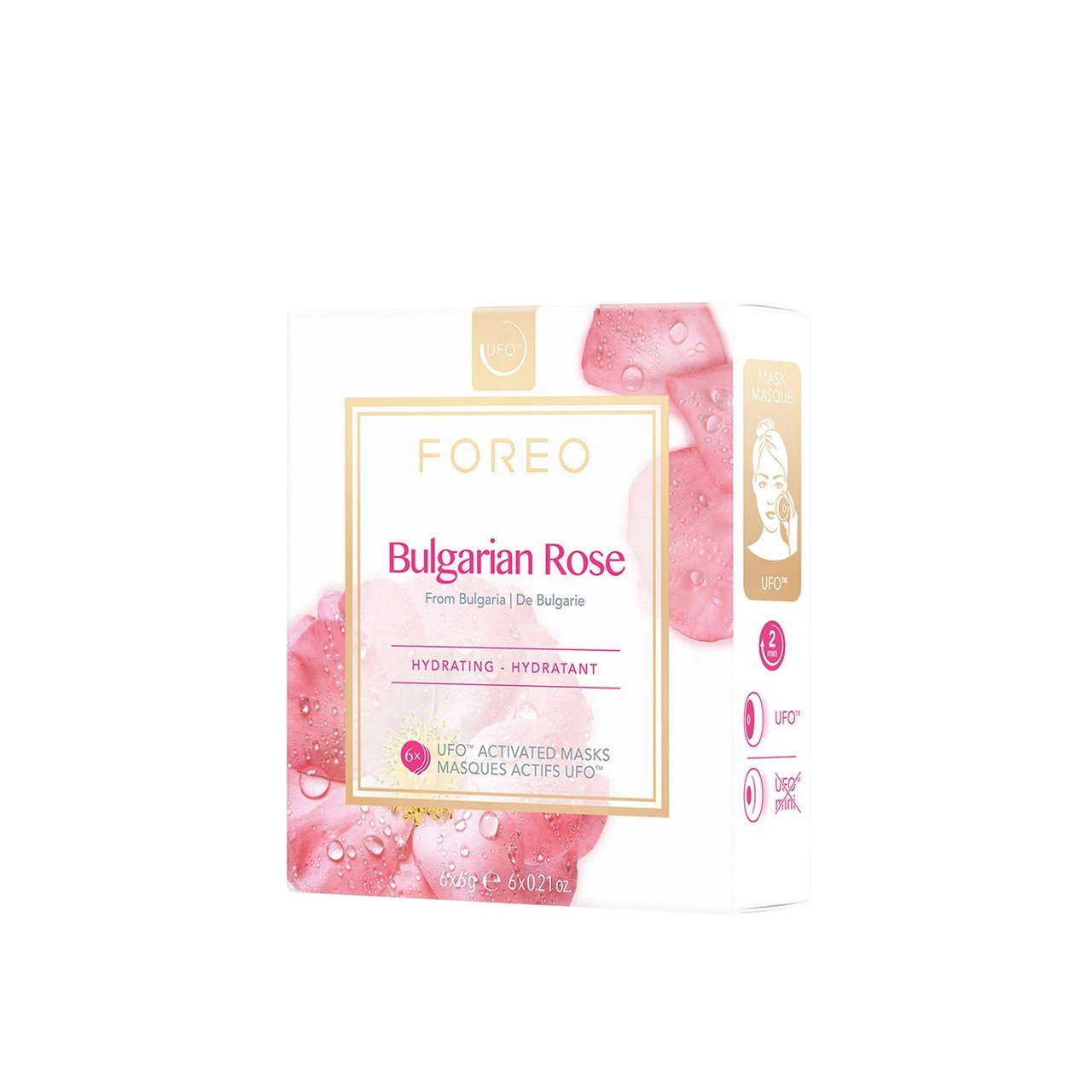FOREO UFO™ Activated Facial Mask Bulgarian Rose 6x6g