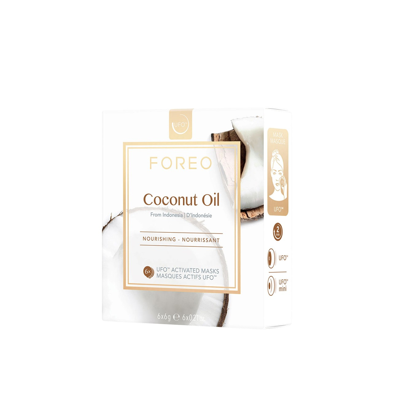 FOREO UFO™ Activated Facial Mask Coconut Oil 6x6g