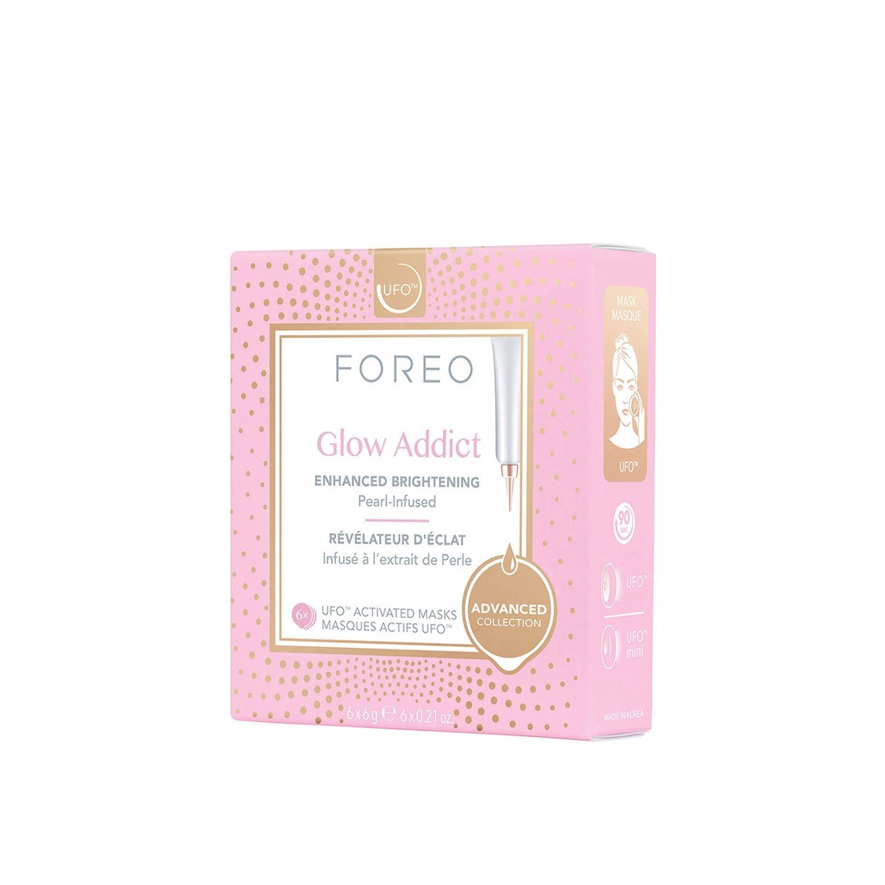 FOREO UFO™ Activated Facial Mask Glow Addict 6x6g