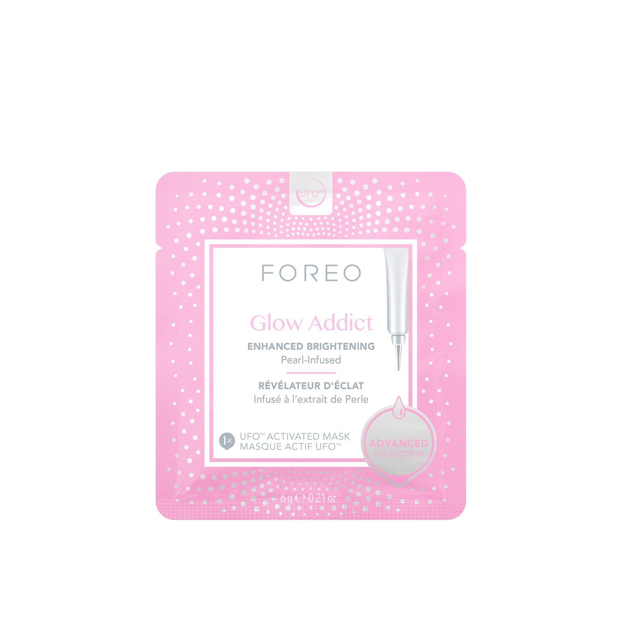 FOREO UFO™ Activated Facial Mask Glow Addict 6x6g