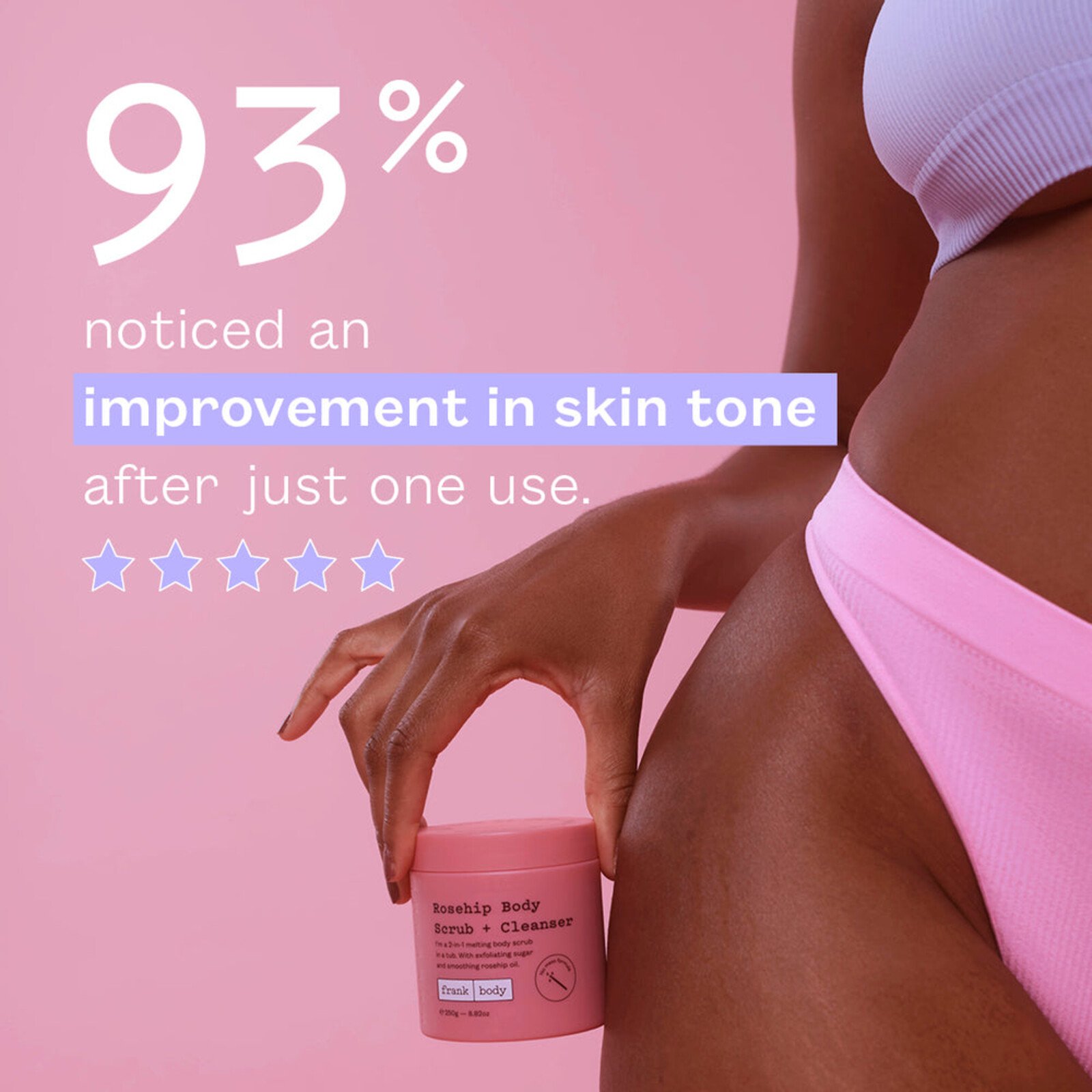 Frank Body Пилинг за тело и средство за чишћење од шипка 250 г